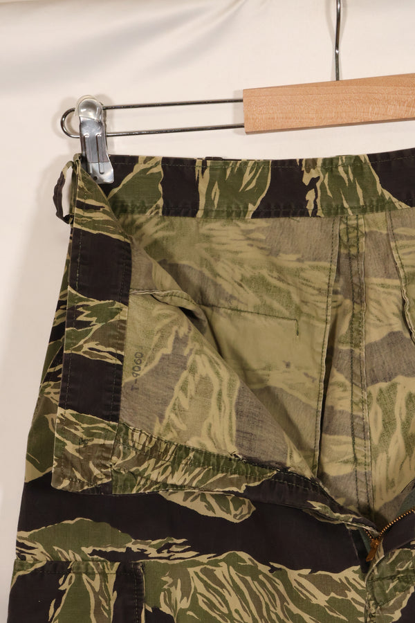 1960年代 ライトウェイト生地 沖縄タイガー ジャングルファティーグカット パンツ 中古品