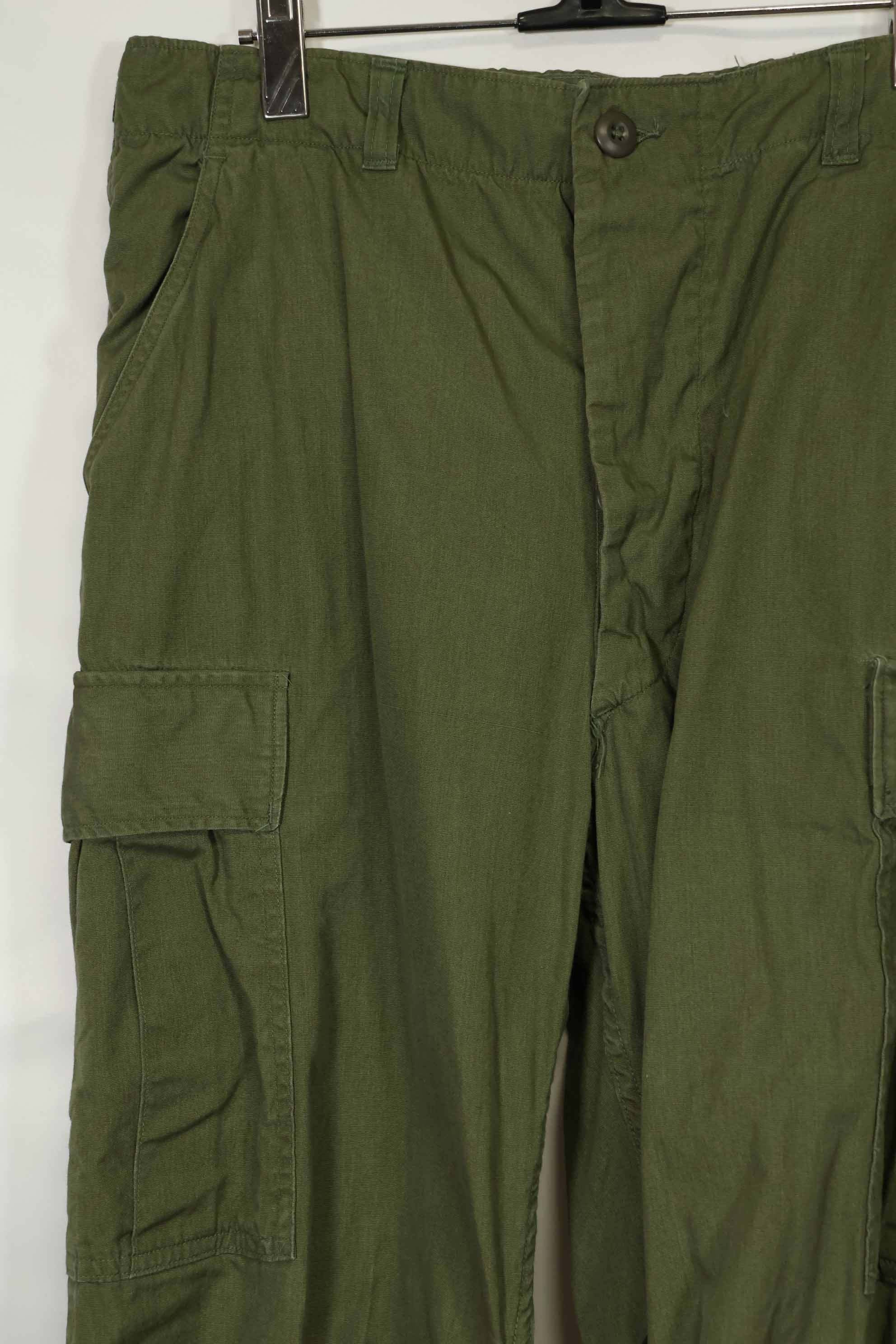 推定1967年契約 3rd Model ノンリップストップ ジャングルファティーグ パンツ M-R 中古品