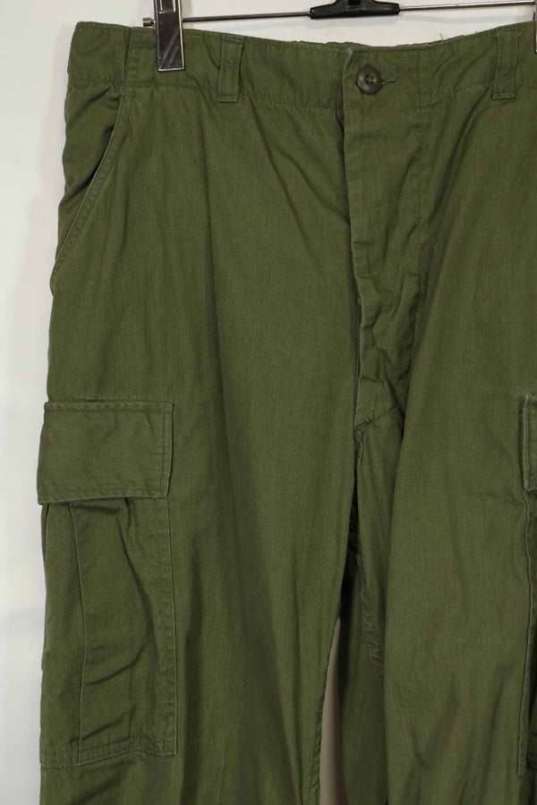 推定1967年契約 3rd Model ノンリップストップ ジャングルファティーグ パンツ M-R 中古品