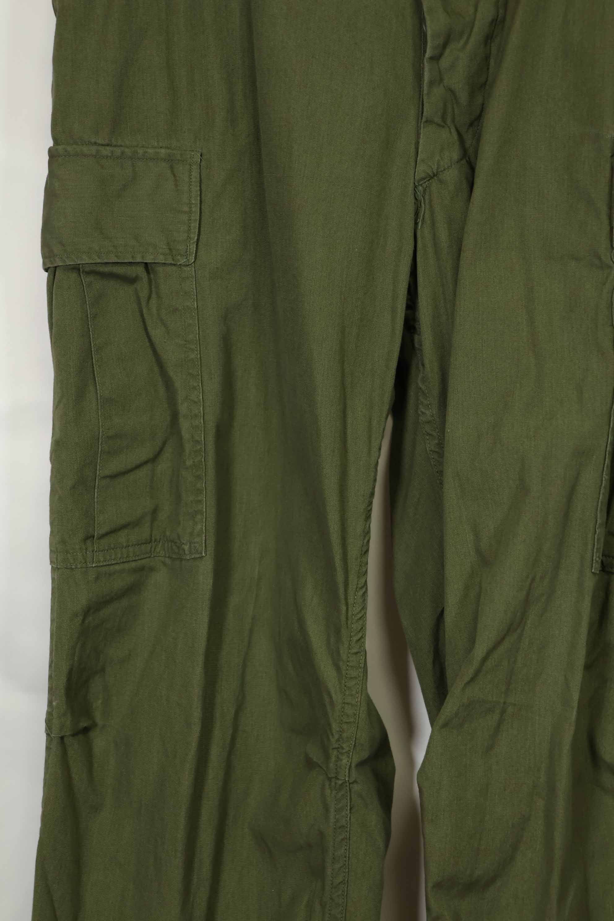 推定1967年契約 3rd Model ノンリップストップ ジャングルファティーグ パンツ M-R 中古品