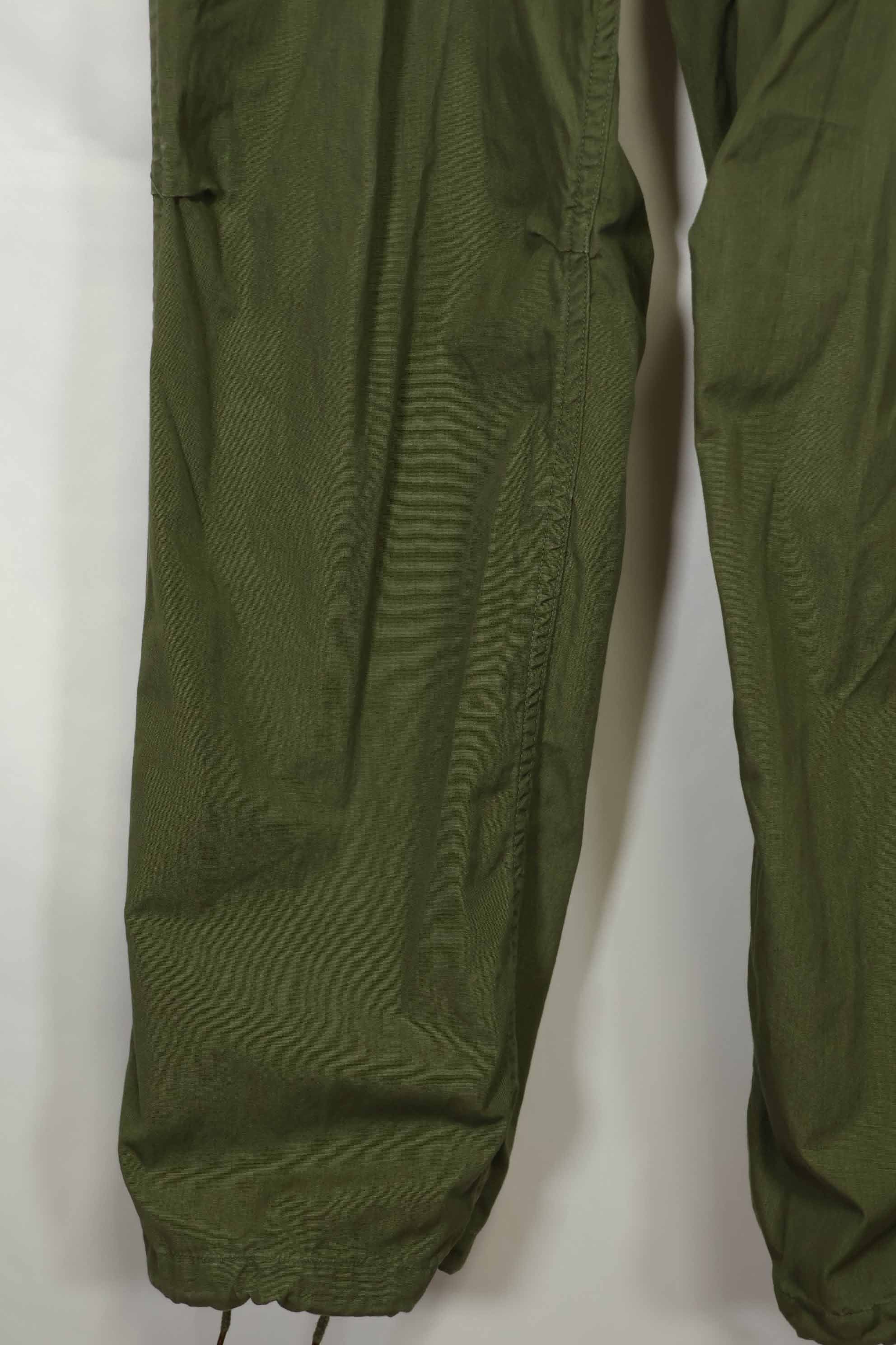 推定1967年契約 3rd Model ノンリップストップ ジャングルファティーグ パンツ M-R 中古品