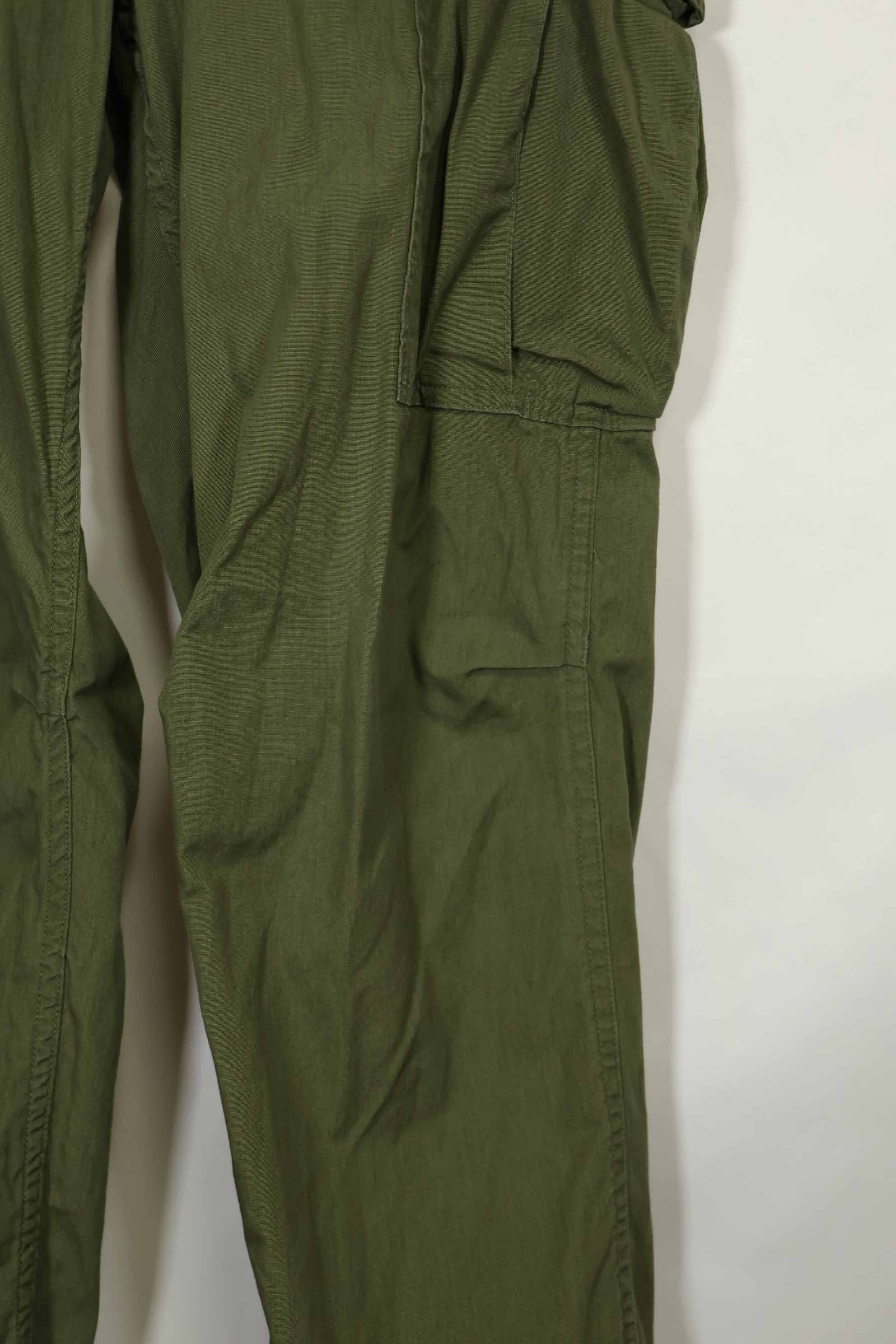 推定1967年契約 3rd Model ノンリップストップ ジャングルファティーグ パンツ M-R 中古品