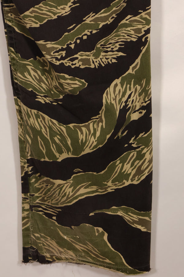 1960年代 ライトウェイト生地 沖縄タイガー ジャングルファティーグカット パンツ 中古品