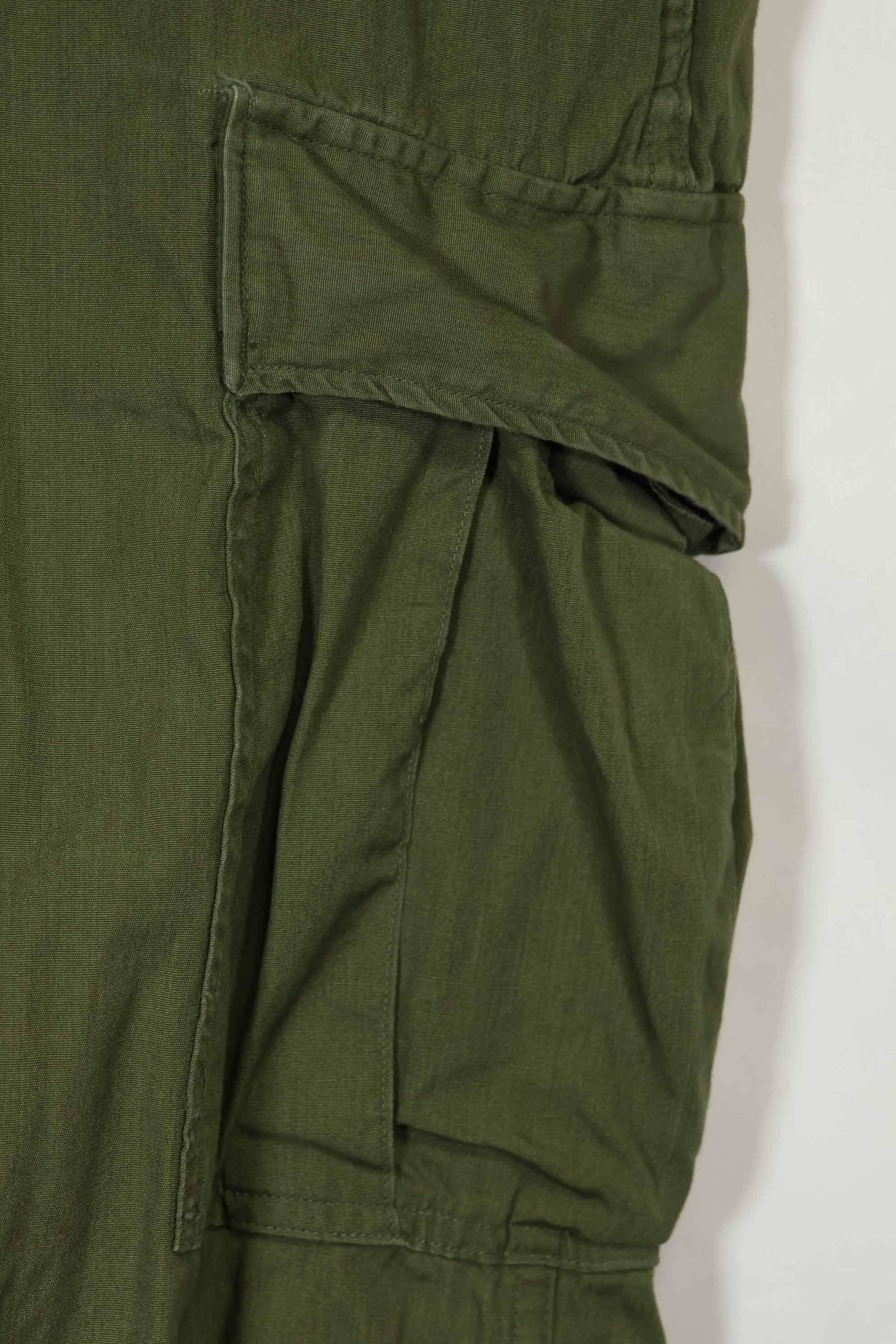 推定1967年契約 3rd Model ノンリップストップ ジャングルファティーグ パンツ M-R 中古品