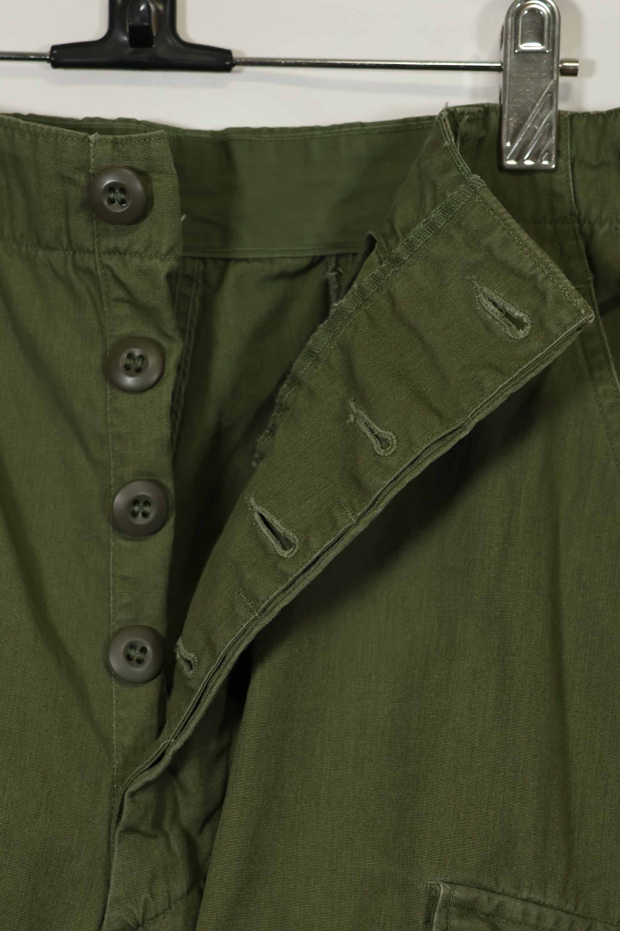 推定1967年契約 3rd Model ノンリップストップ ジャングルファティーグ パンツ M-R 中古品