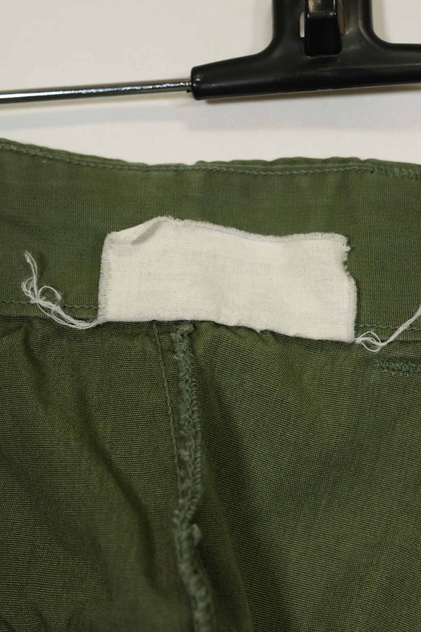 推定1967年契約 3rd Model ノンリップストップ ジャングルファティーグ パンツ M-R 中古品