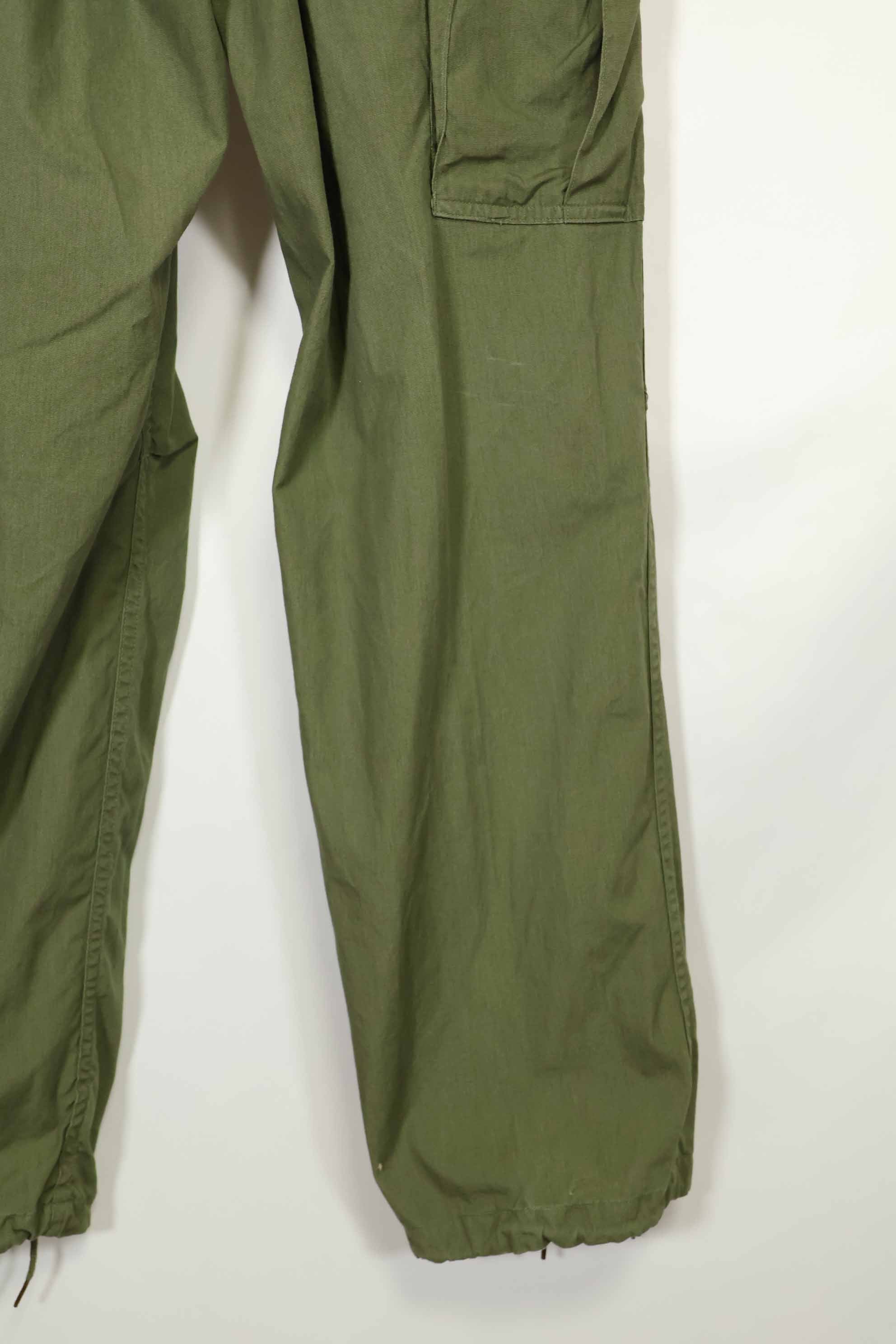 推定1967年契約 3rd Model ノンリップストップ ジャングルファティーグ パンツ M-R 中古品