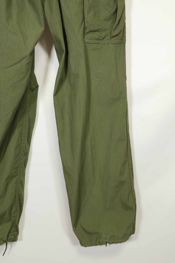 推定1967年契約 3rd Model ノンリップストップ ジャングルファティーグ パンツ M-R 中古品