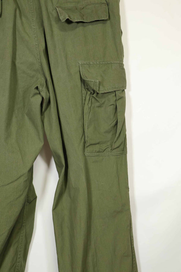 推定1967年契約 3rd Model ノンリップストップ ジャングルファティーグ パンツ M-R 中古品