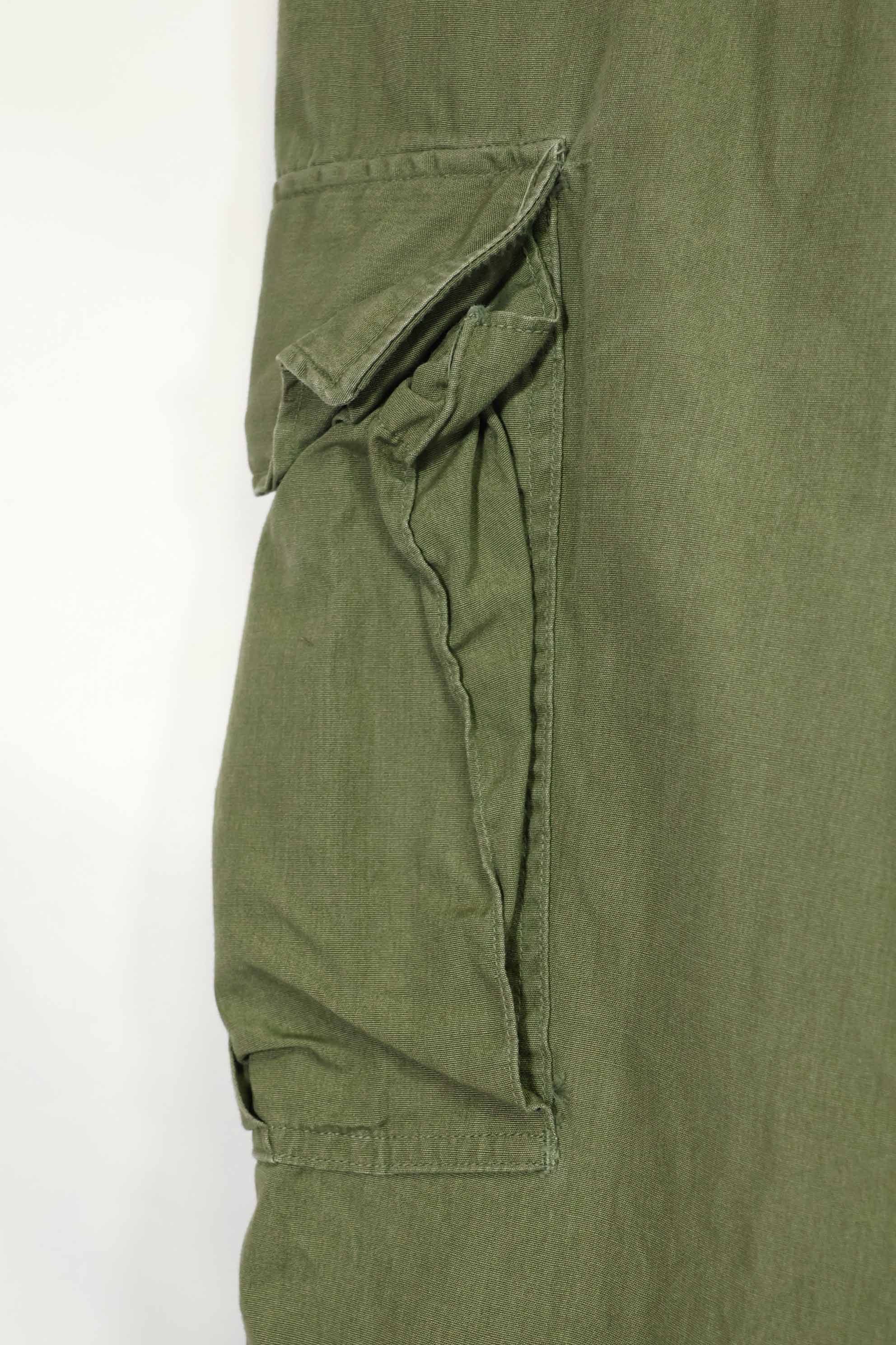 推定1967年契約 3rd Model ノンリップストップ ジャングルファティーグ パンツ M-R 中古品