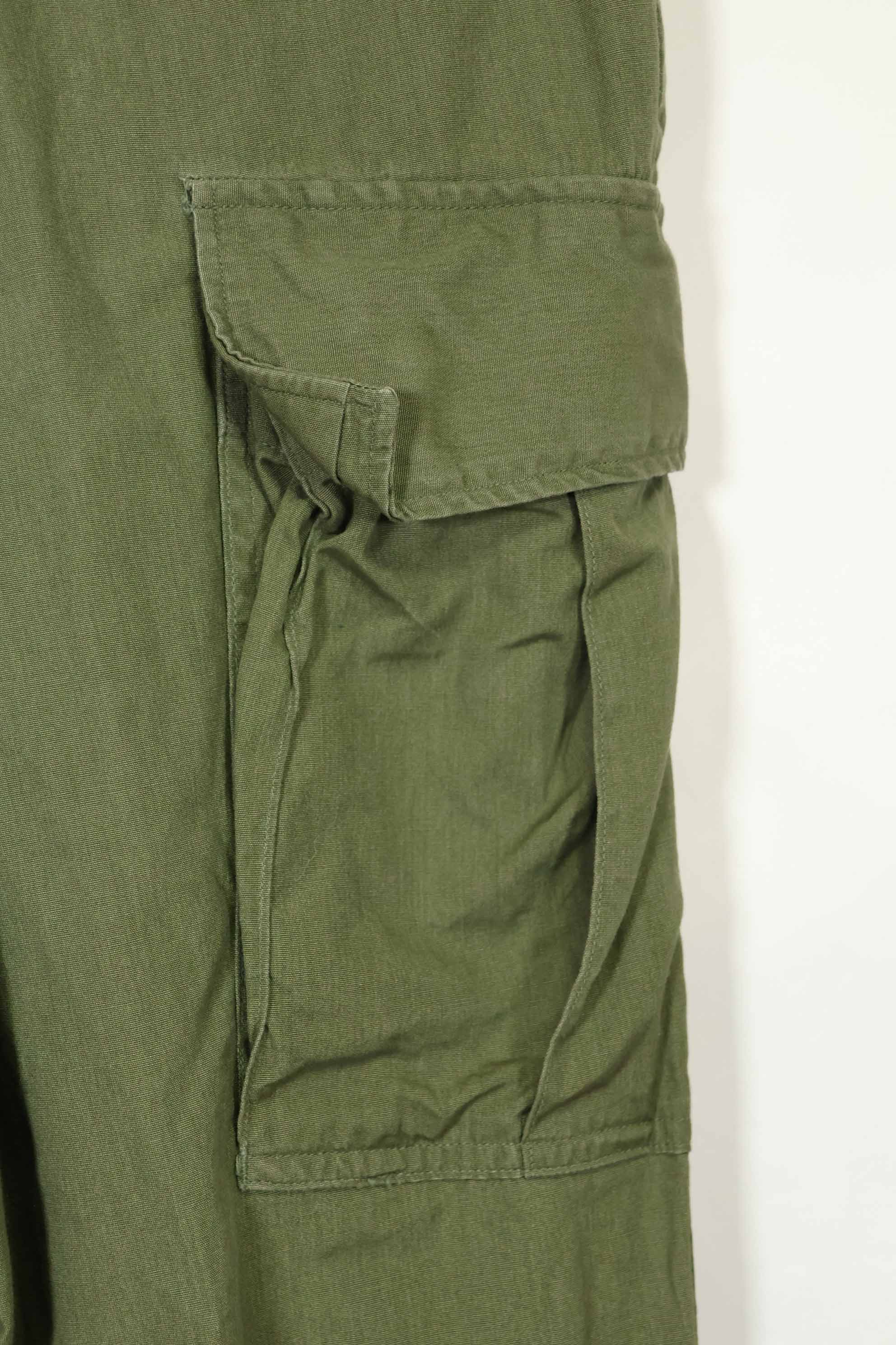 推定1967年契約 3rd Model ノンリップストップ ジャングルファティーグ パンツ M-R 中古品