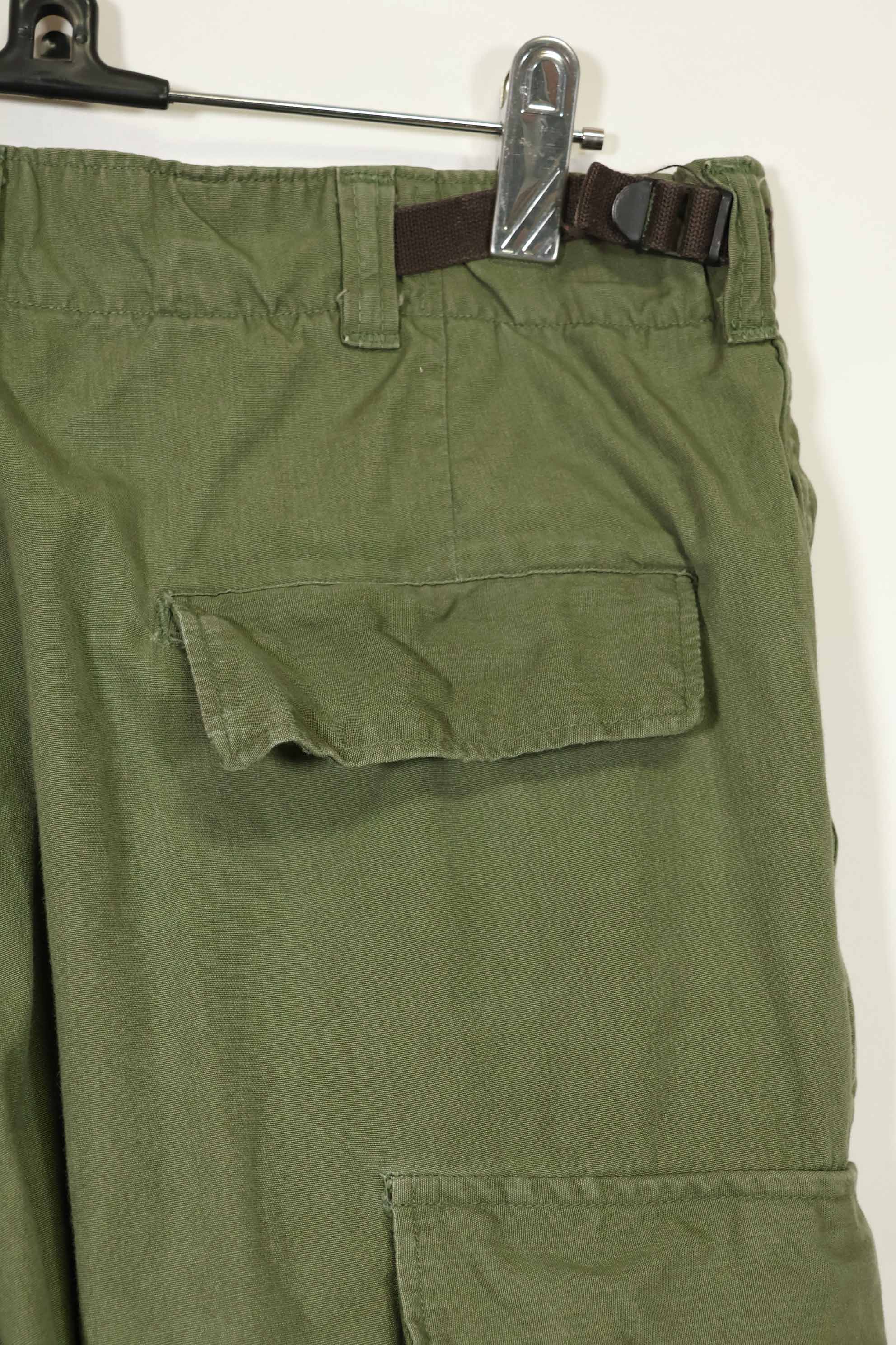 推定1967年契約 3rd Model ノンリップストップ ジャングルファティーグ パンツ M-R 中古品