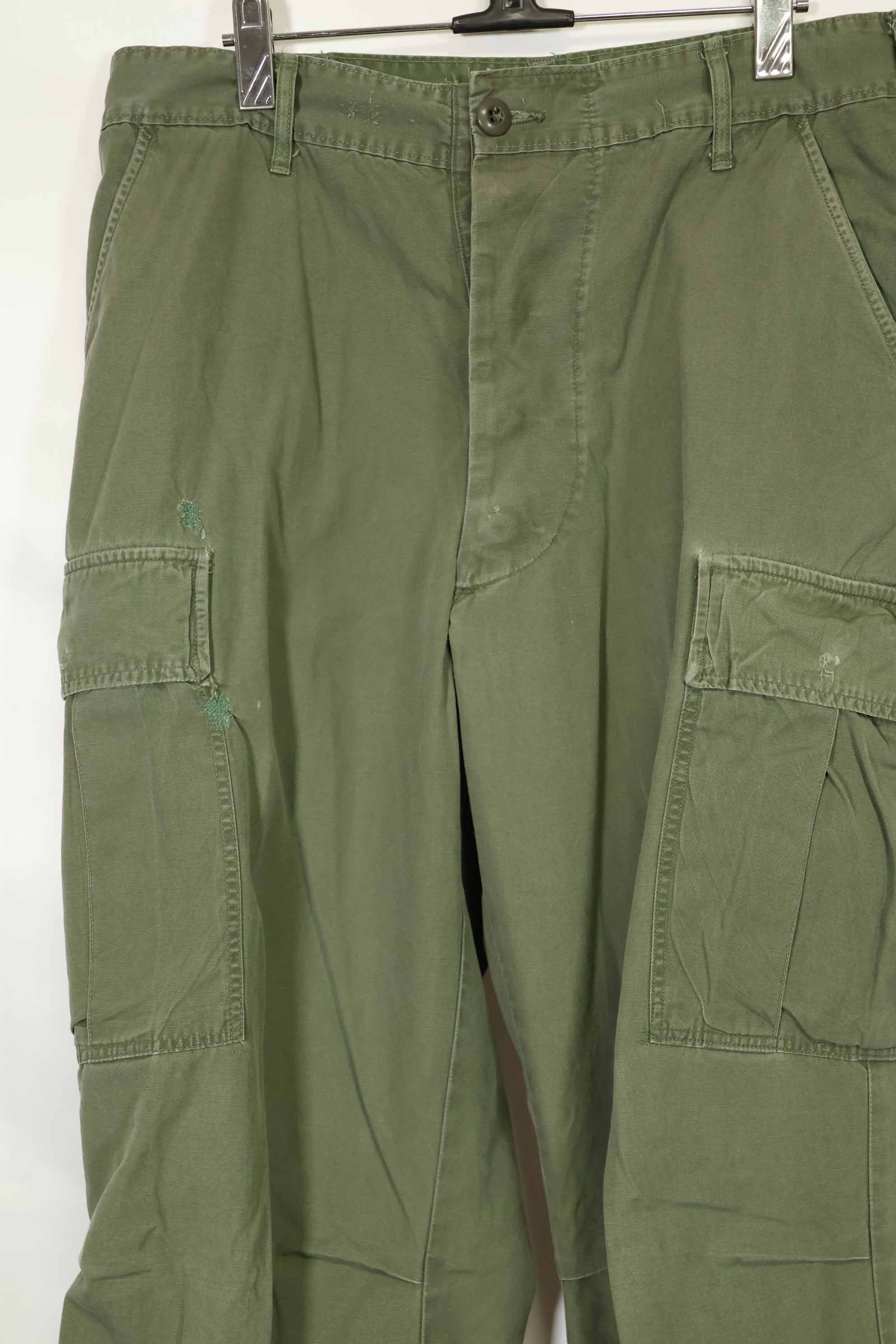 推定1967年契約 3rd Model ノンリップストップ ジャングルファティーグ パンツ 中古品
