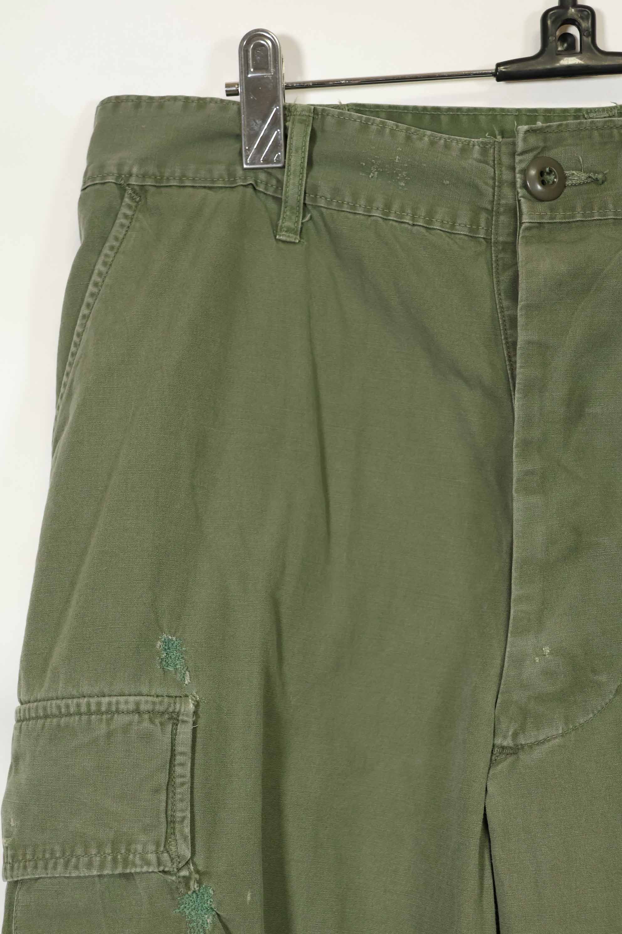 推定1967年契約 3rd Model ノンリップストップ ジャングルファティーグ パンツ 中古品