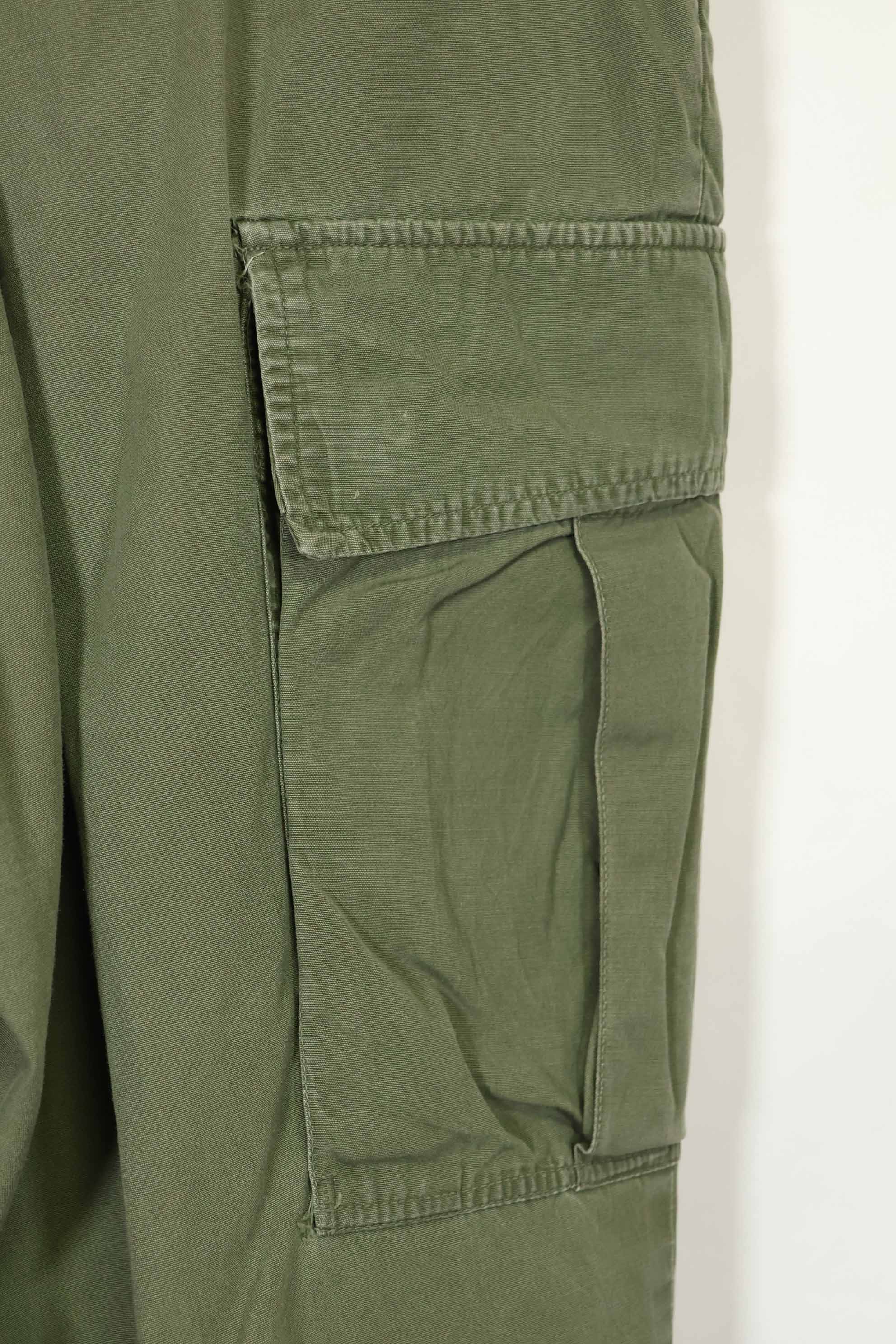 推定1967年契約 3rd Model ノンリップストップ ジャングルファティーグ パンツ 中古品