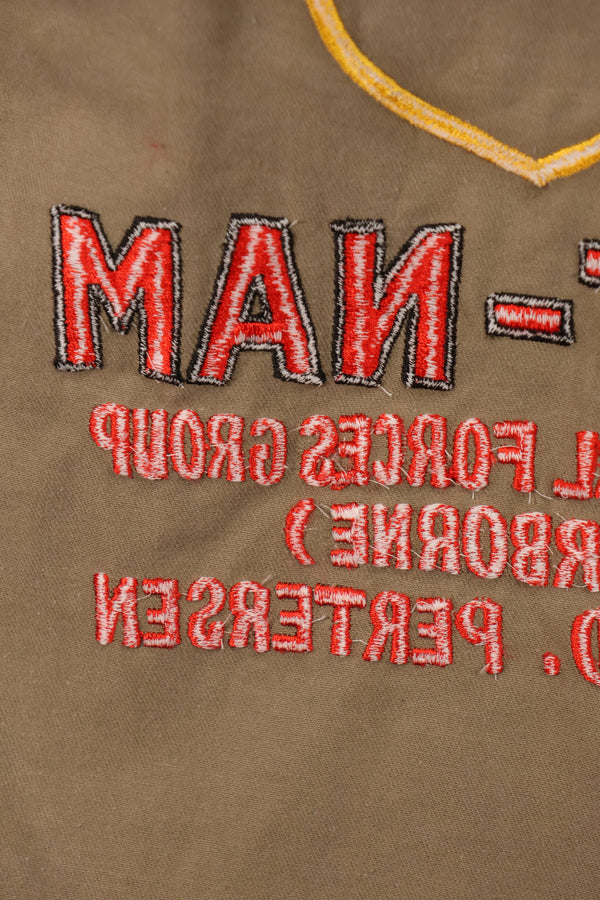【限定生産品】レプリカ 沖縄 Mugi's 刺繍 MILITARIA 1911 シルバータイガー  USカットシャツ ツアージャケット