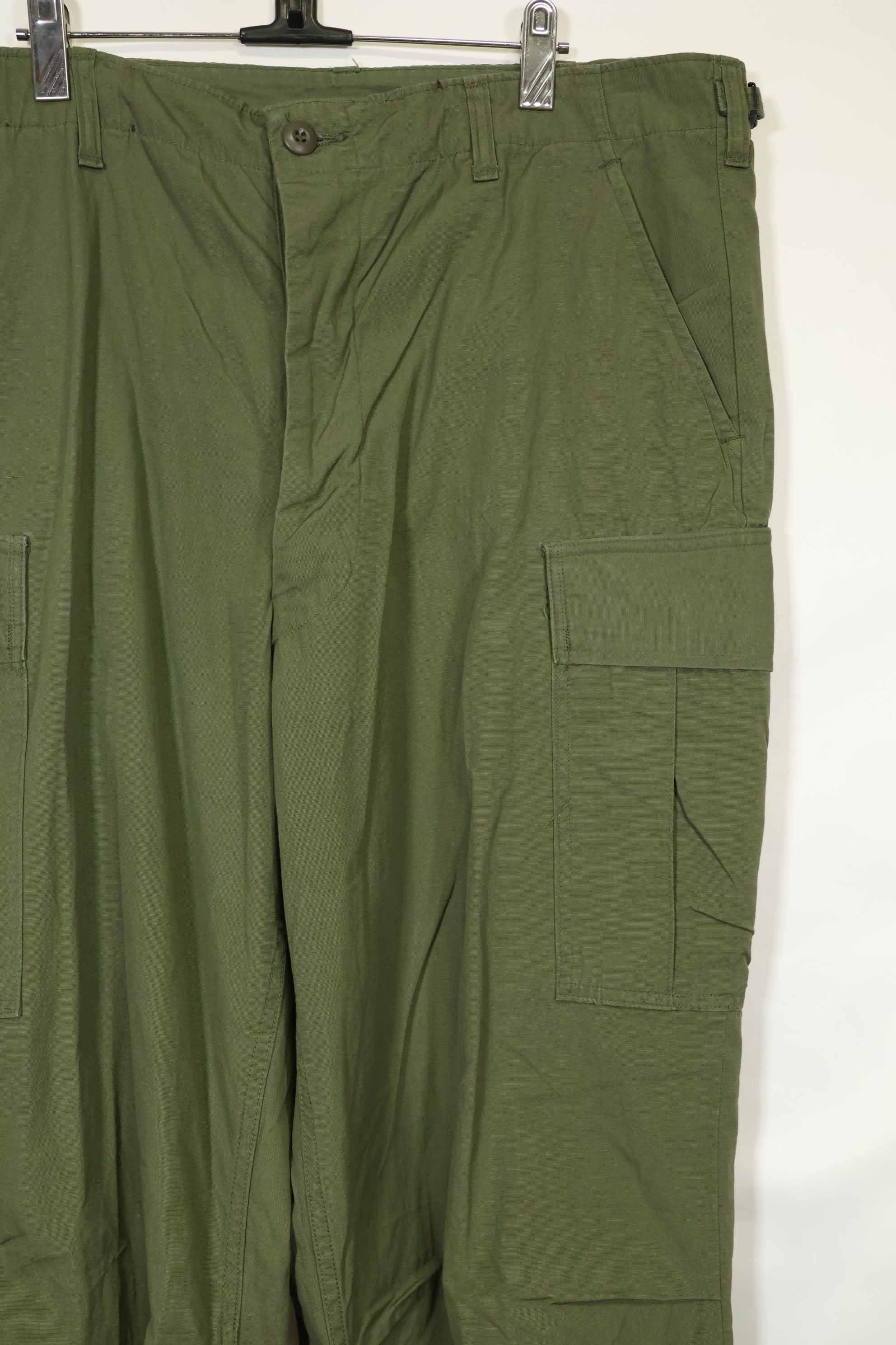 1967年契約 3rd Model ノンリップストップ ジャングルファティーグ パンツ L-L 中古品