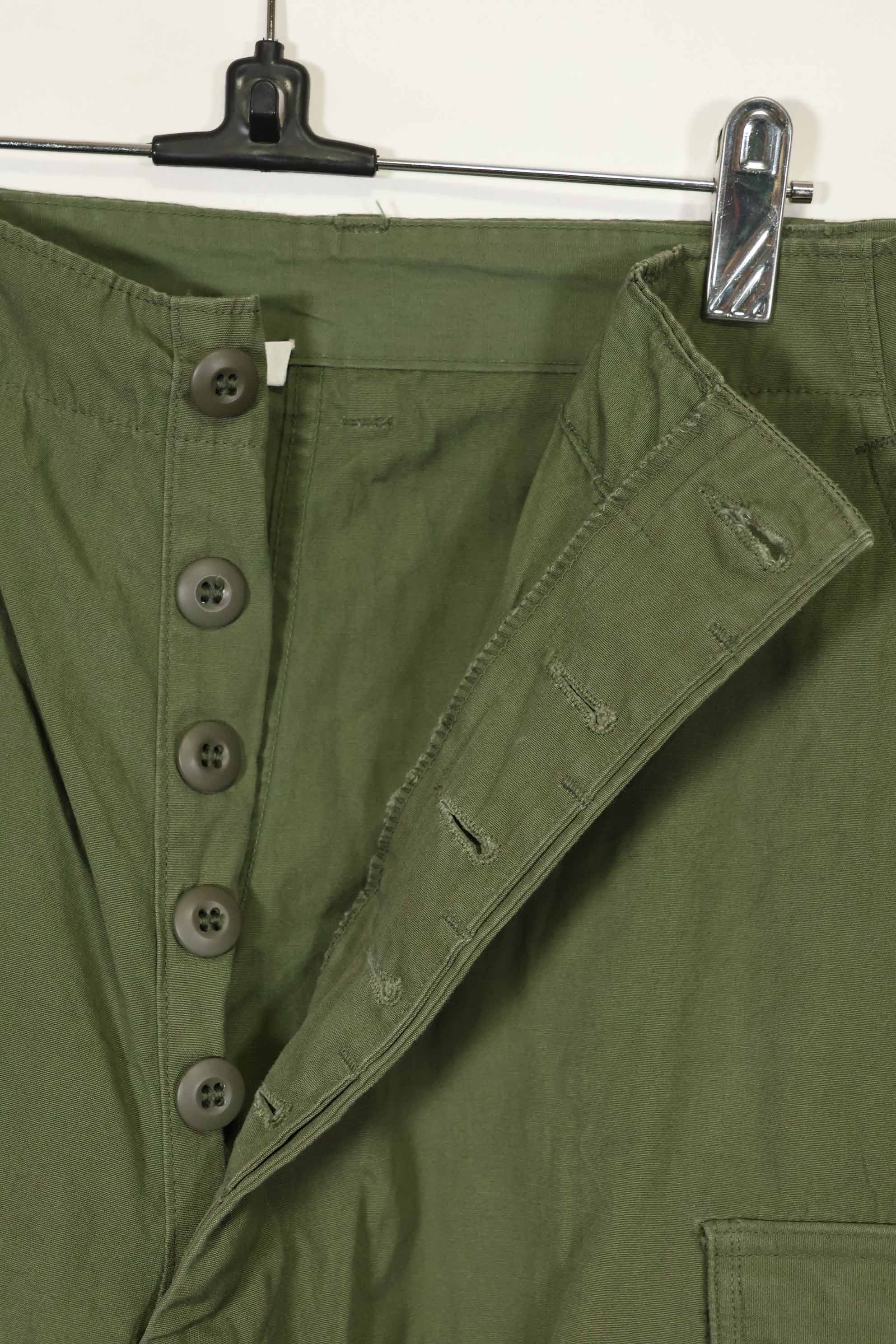 1967年契約 3rd Model ノンリップストップ ジャングルファティーグ パンツ L-L 中古品