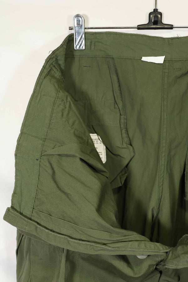 1967年契約 3rd Model ノンリップストップ ジャングルファティーグ パンツ L-L 中古品