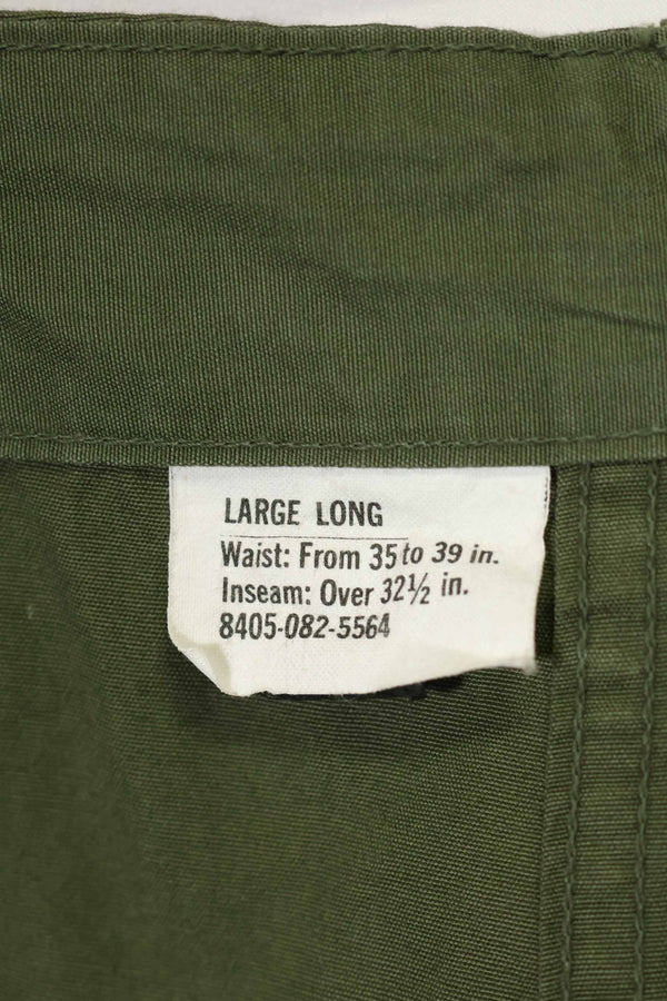 1967年契約 3rd Model ノンリップストップ ジャングルファティーグ パンツ L-L 中古品