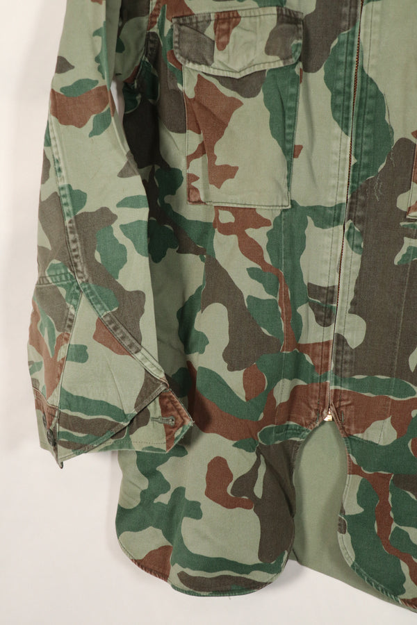 実物 日本国 陸上自衛隊 1980年代 熊笹迷彩 ジャケット 中古品 傷あり