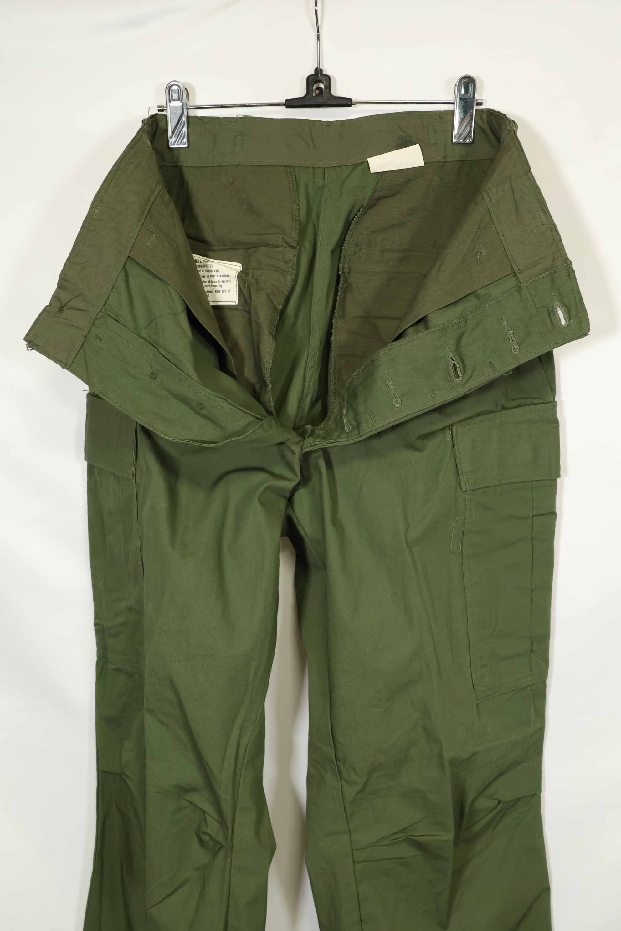 1967年契約 3rd Model ノンリップストップ ジャングルファティーグ パンツ S-L 中古品