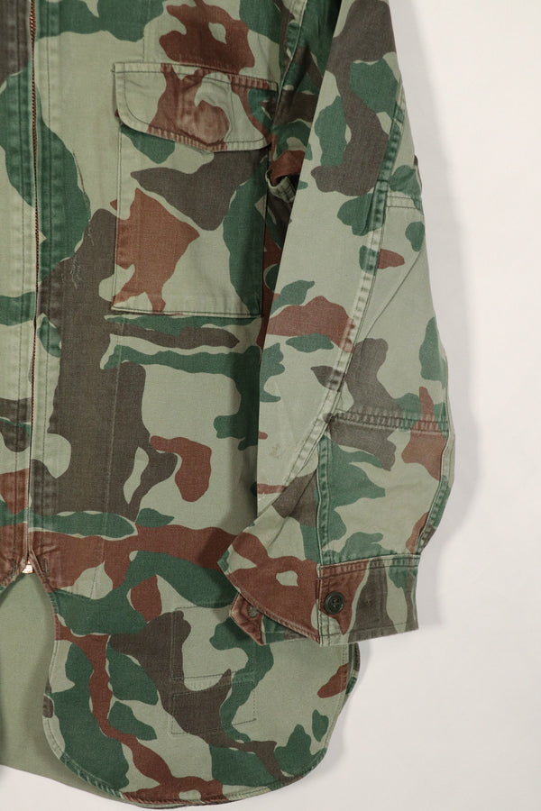 実物 日本国 陸上自衛隊 1980年代 熊笹迷彩 ジャケット 中古品 傷あり