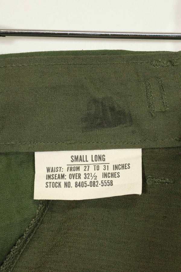 1967年契約 3rd Model ノンリップストップ ジャングルファティーグ パンツ S-L 中古品