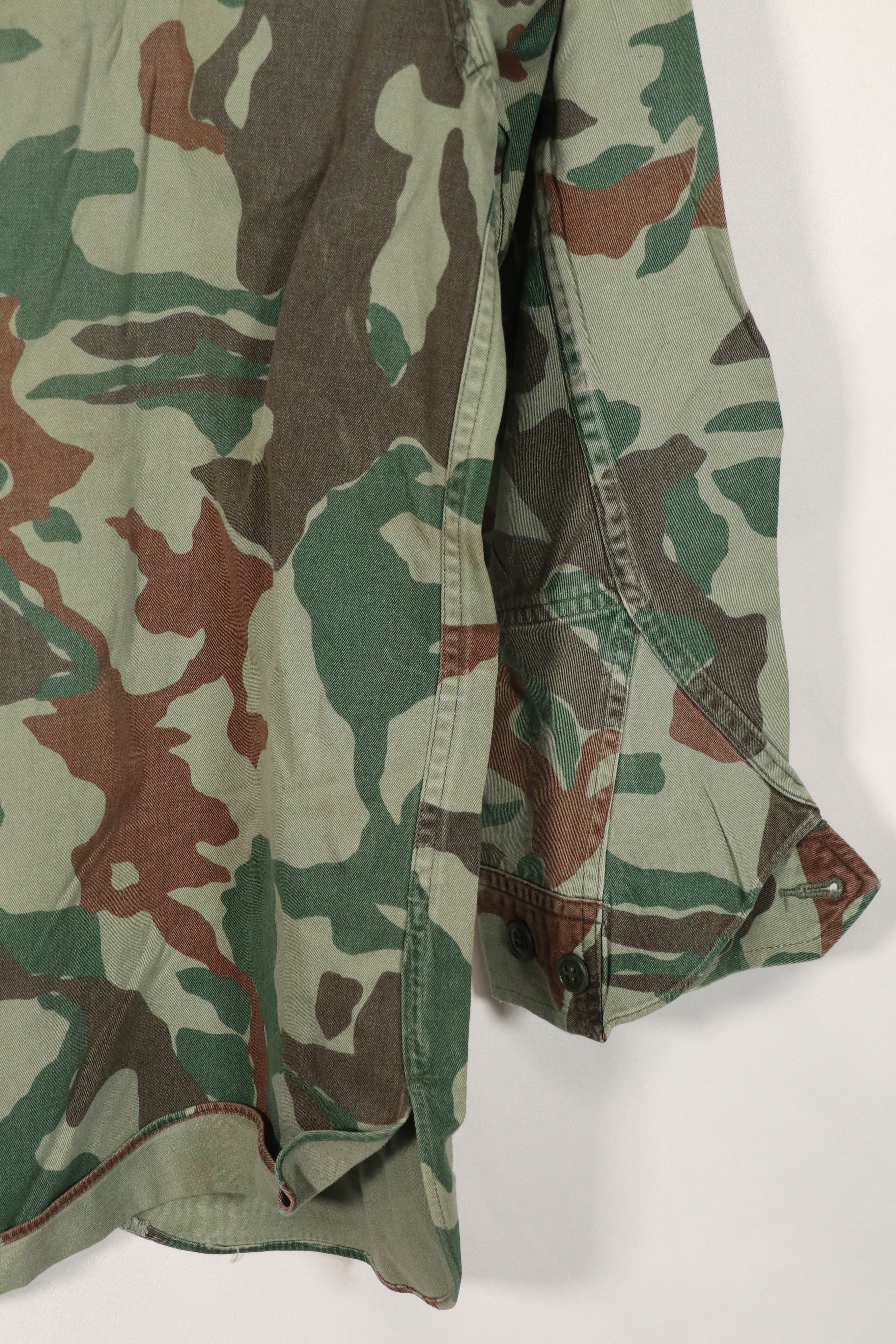 実物 日本国 陸上自衛隊 1980年代 熊笹迷彩 ジャケット 中古品 傷あり