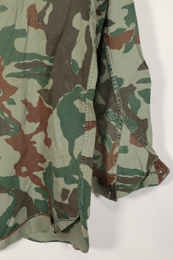 実物 日本国 陸上自衛隊 1980年代 熊笹迷彩 ジャケット 中古品 傷あり