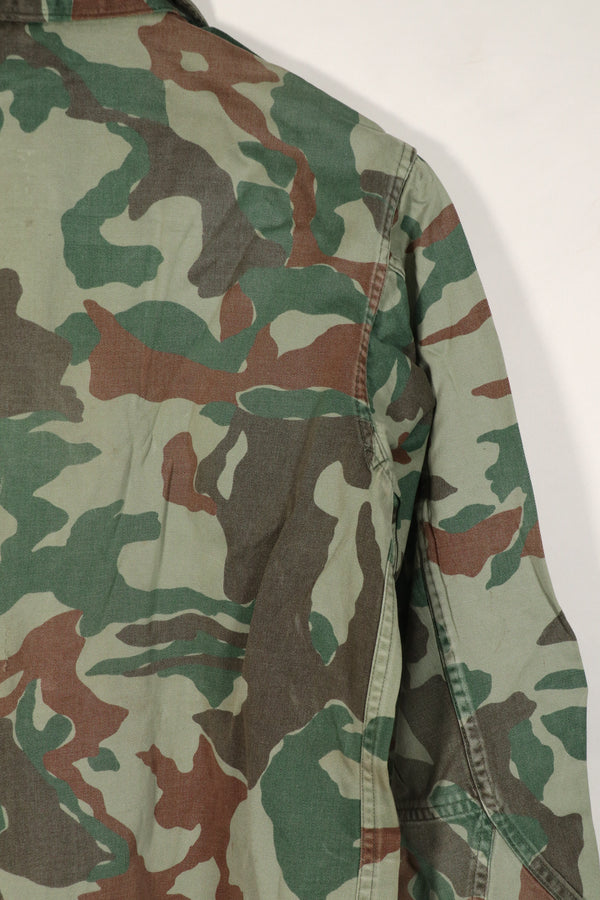 実物 日本国 陸上自衛隊 1980年代 熊笹迷彩 ジャケット 中古品 傷あり