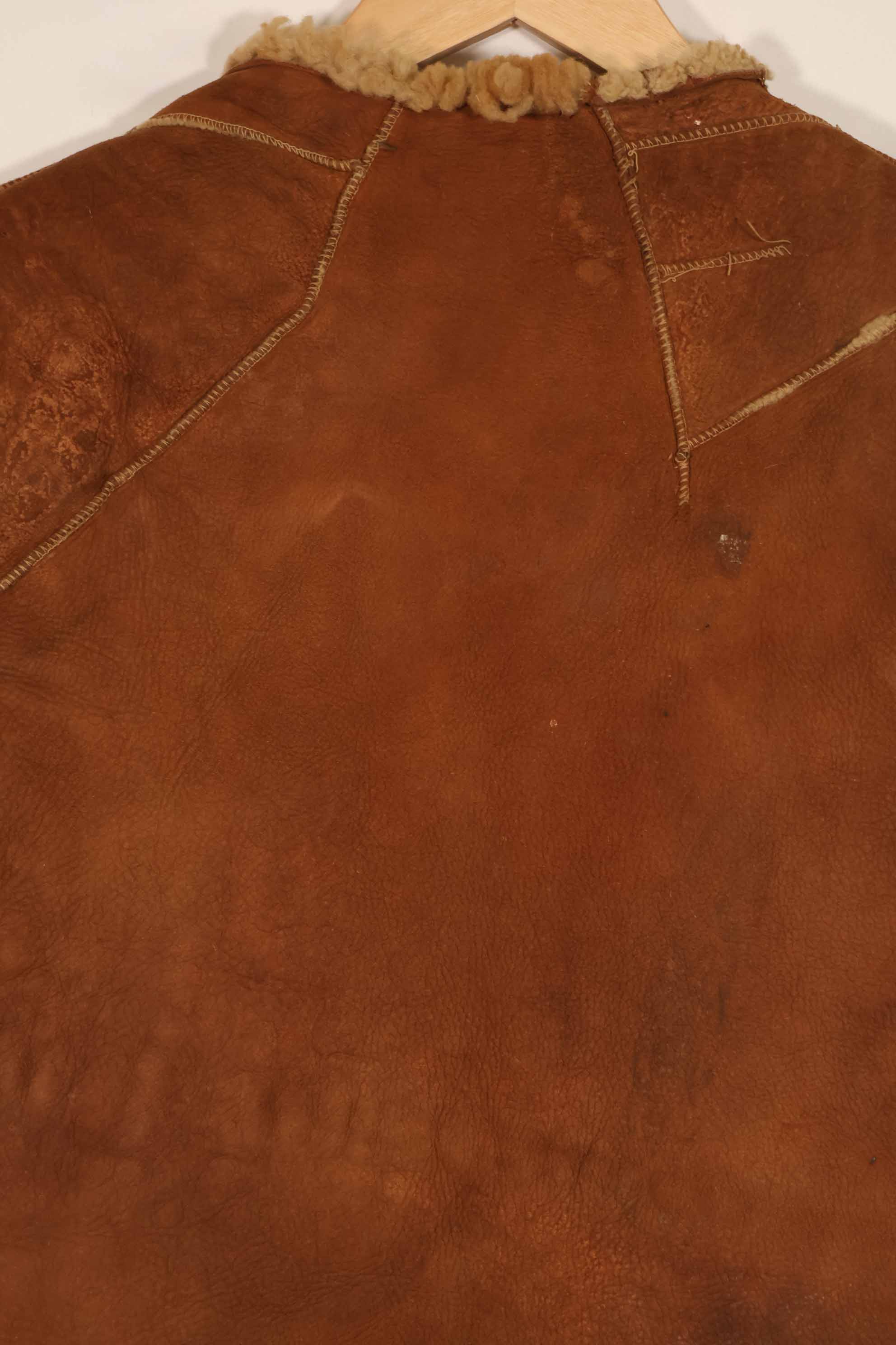 民間品 1960〜70年代 シープスキンベスト 中古品 傷 汚れあり