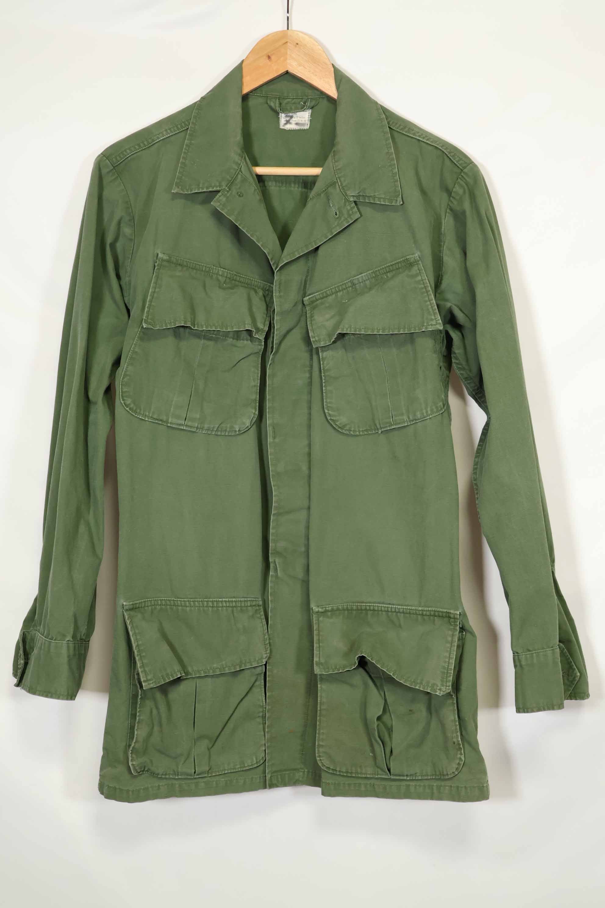 1967年契約 3rd Model ジャングルファティーグ ジャケット S-L ノンリップ 中古品