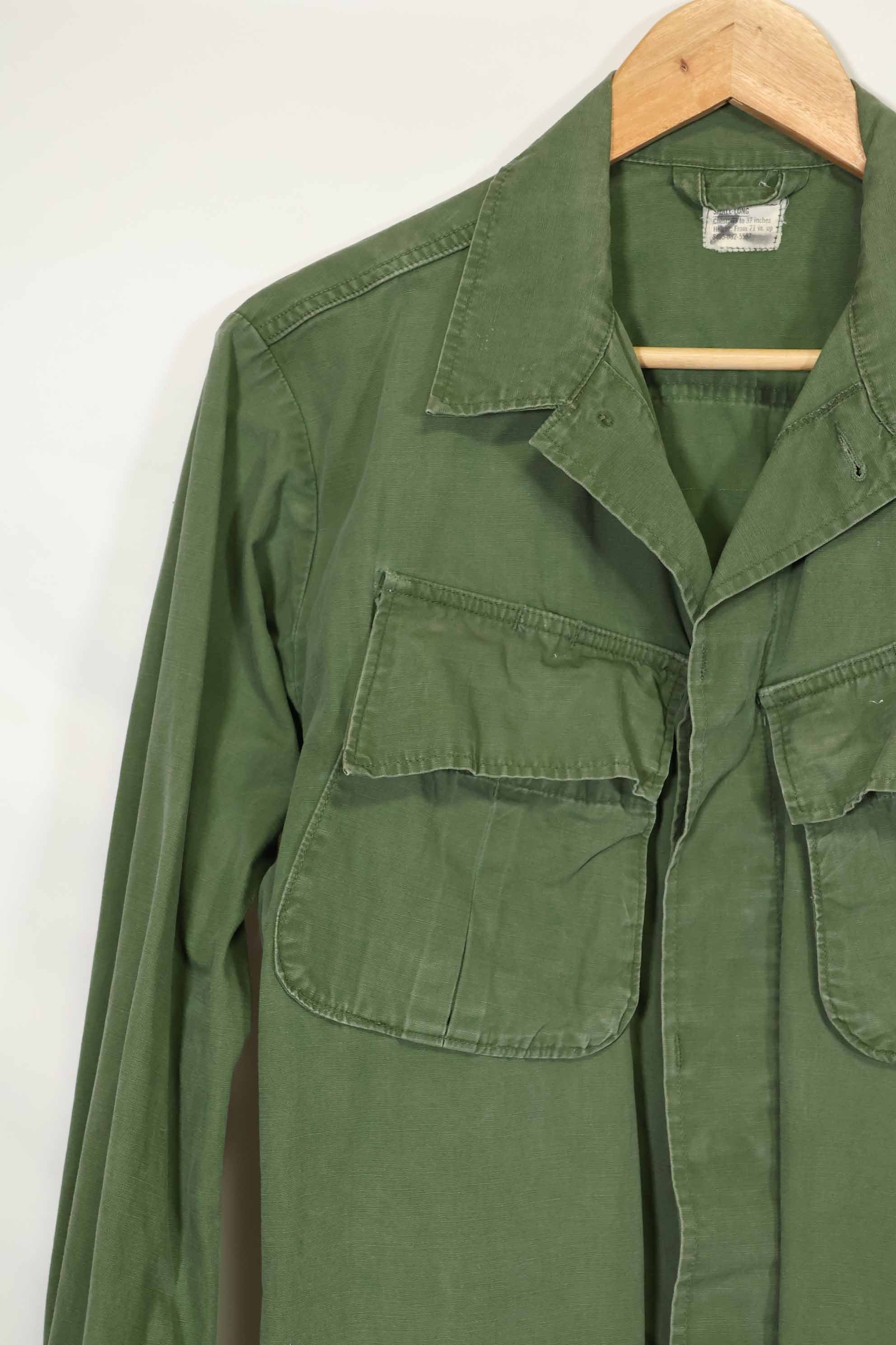 1967年契約 3rd Model ジャングルファティーグ ジャケット S-L ノンリップ 中古品