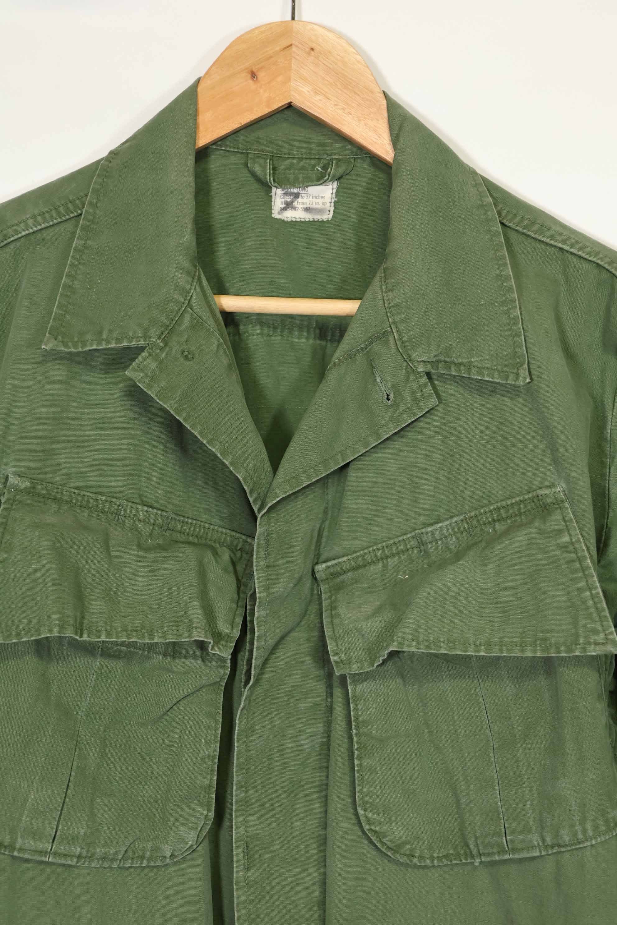 1967年契約 3rd Model ジャングルファティーグ ジャケット S-L ノンリップ 中古品