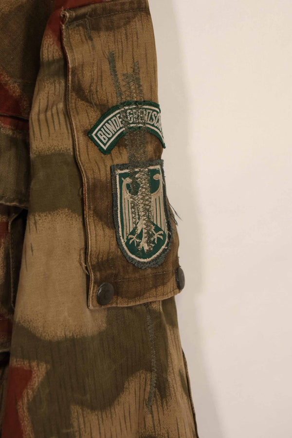 実物 1970年代 西ドイツ軍 国境警備隊 BGS ウォーター迷彩 ジャケット 中古品
