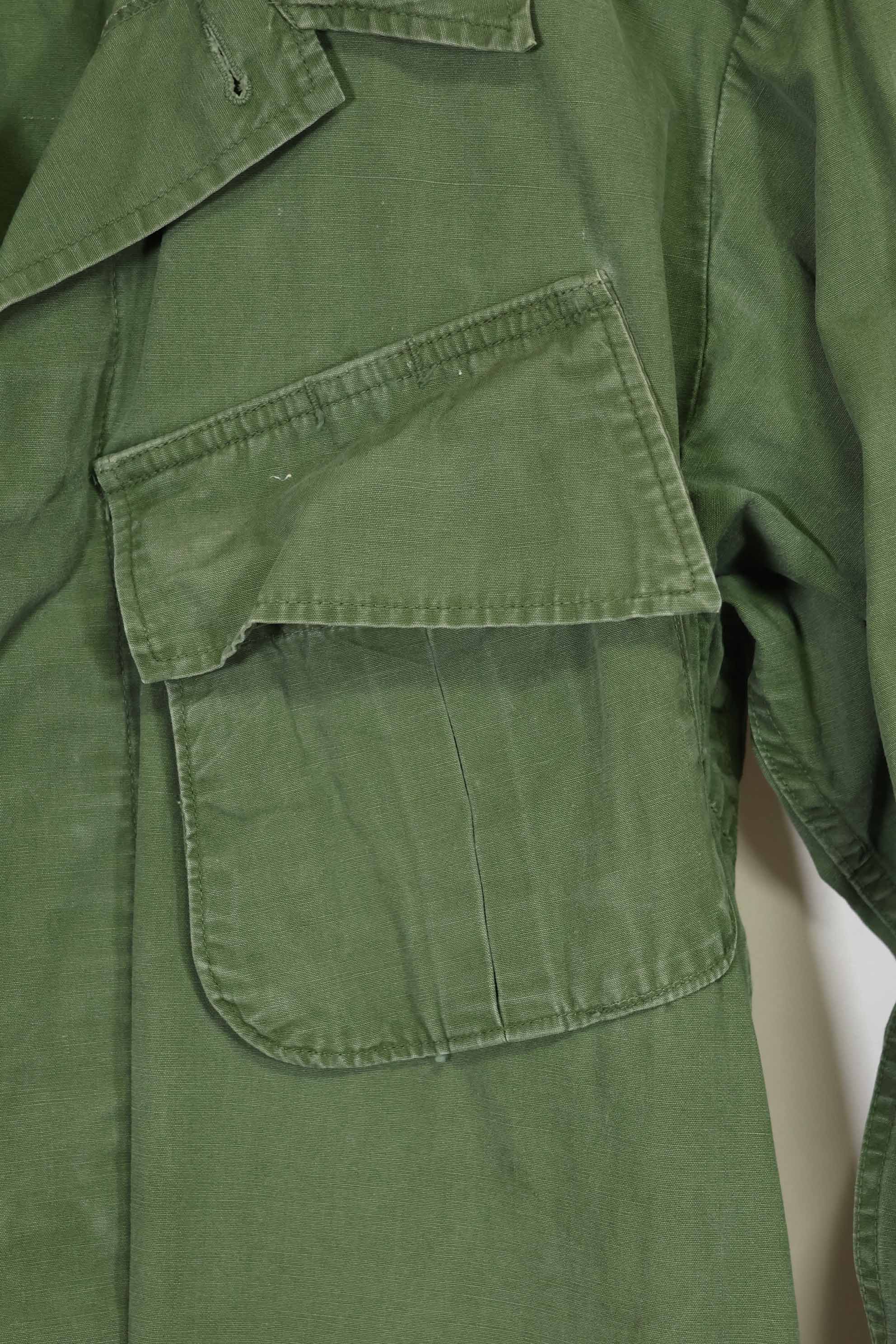 1967年契約 3rd Model ジャングルファティーグ ジャケット S-L ノンリップ 中古品