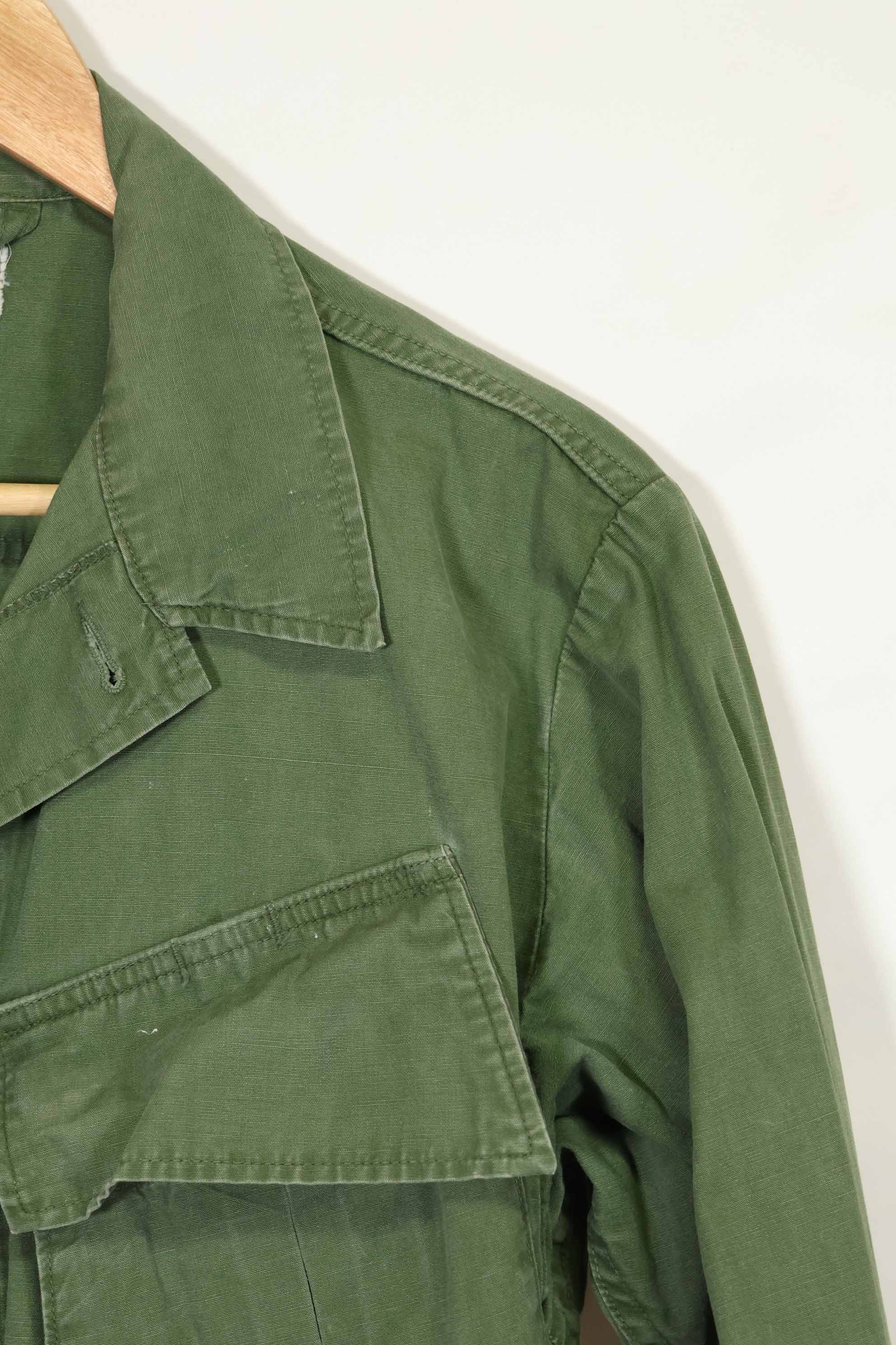 1967年契約 3rd Model ジャングルファティーグ ジャケット S-L ノンリップ 中古品