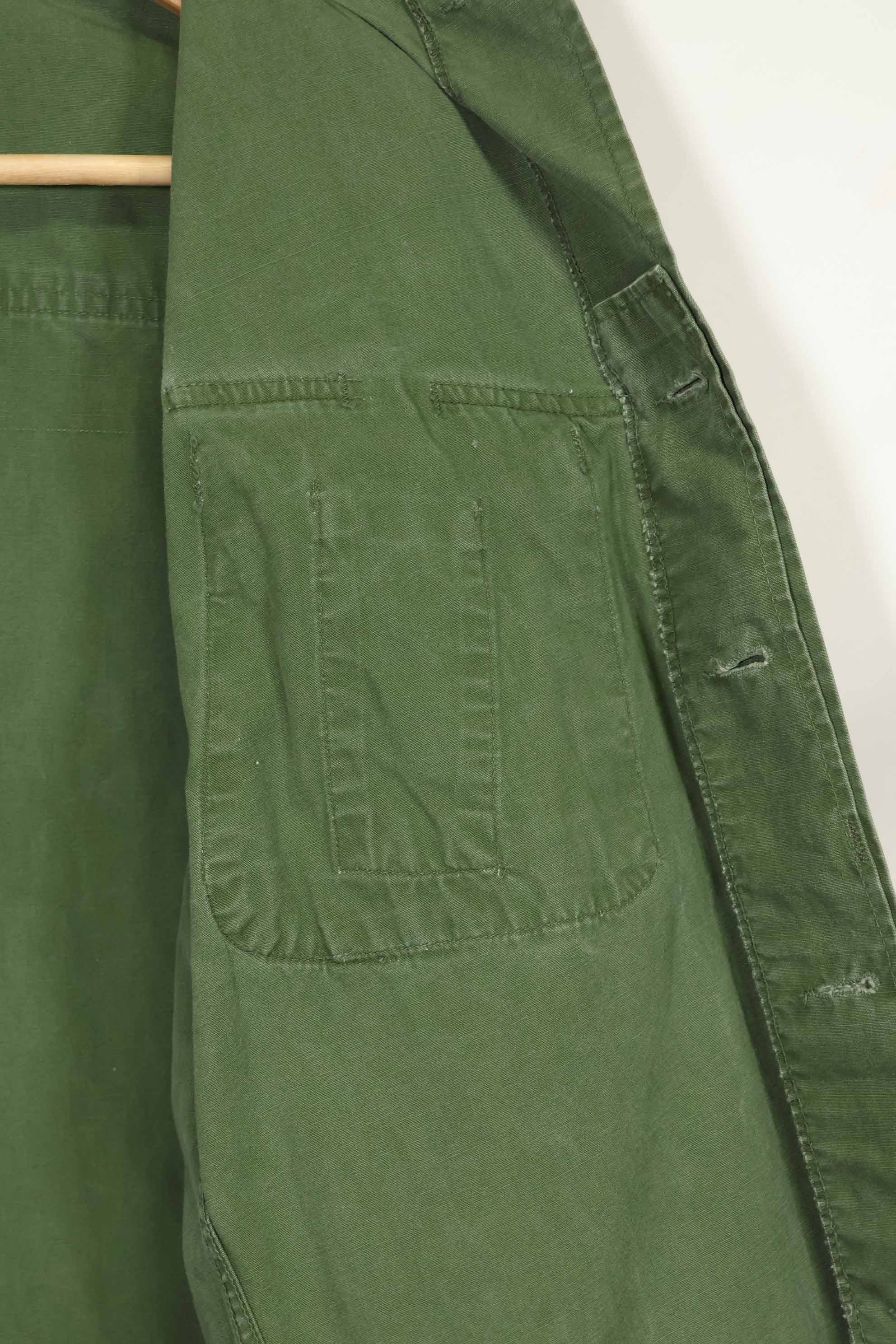 1967年契約 3rd Model ジャングルファティーグ ジャケット S-L ノンリップ 中古品