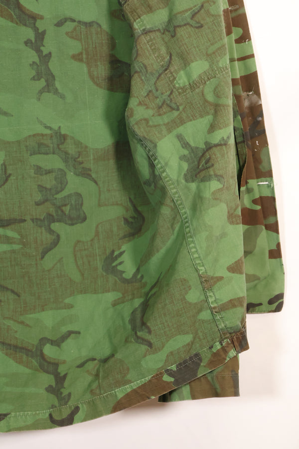 1960年代 ポップリン製 ARVN リーフ迷彩 シャツ 薄手生地 レア品 中古品