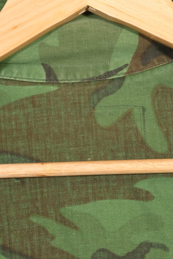 1960年代 ポップリン製 ARVN リーフ迷彩 シャツ 薄手生地 レア品 中古品