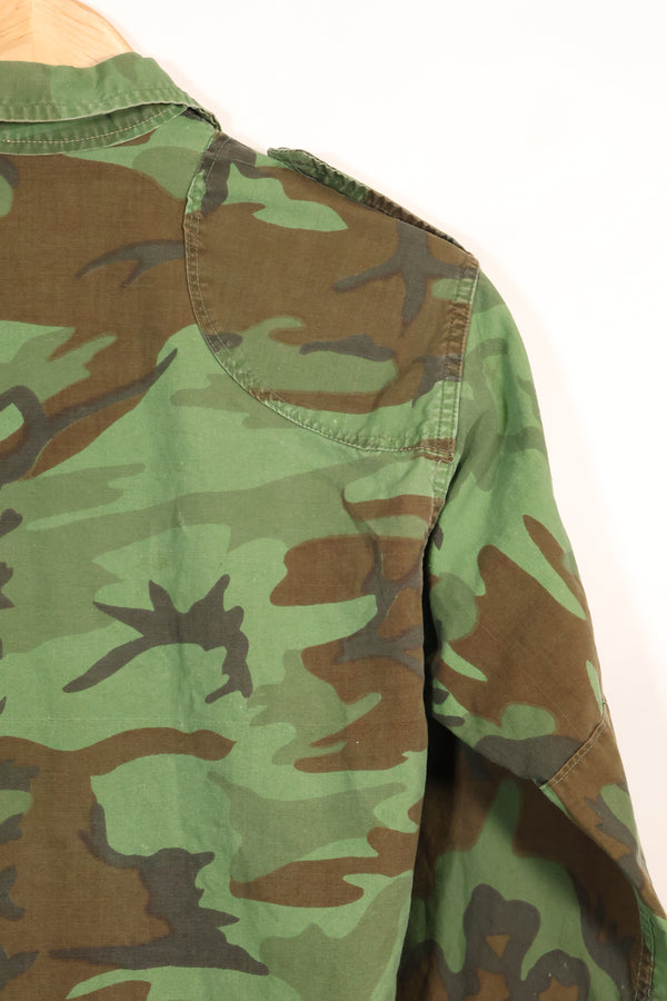 1960年代 ポップリン製 ARVN リーフ迷彩 シャツ 薄手生地 レア品 中古品