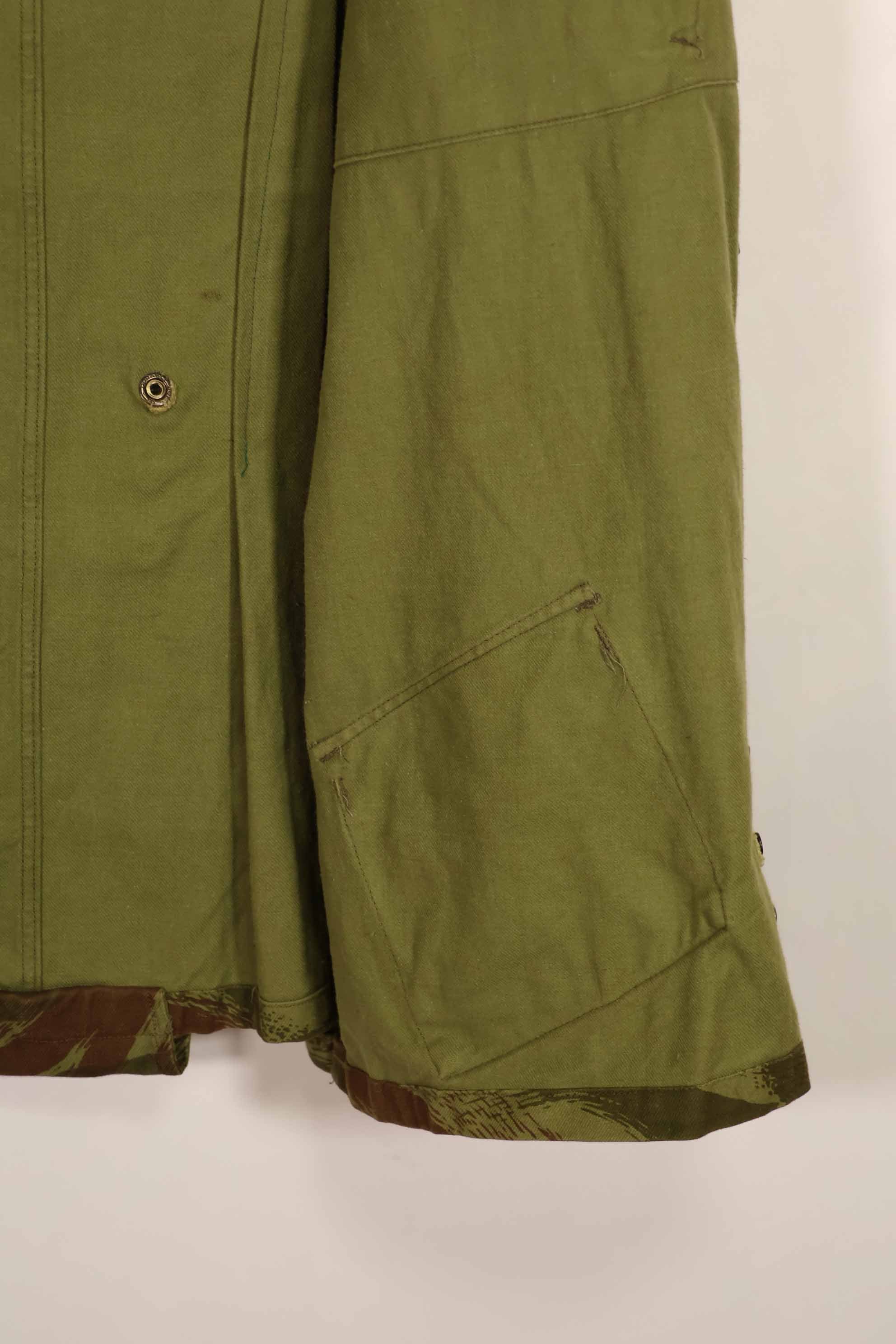 実物 1950年代 フランス軍 インドシナ戦争 リザード迷彩 TAP 47/53 空挺ジャケット