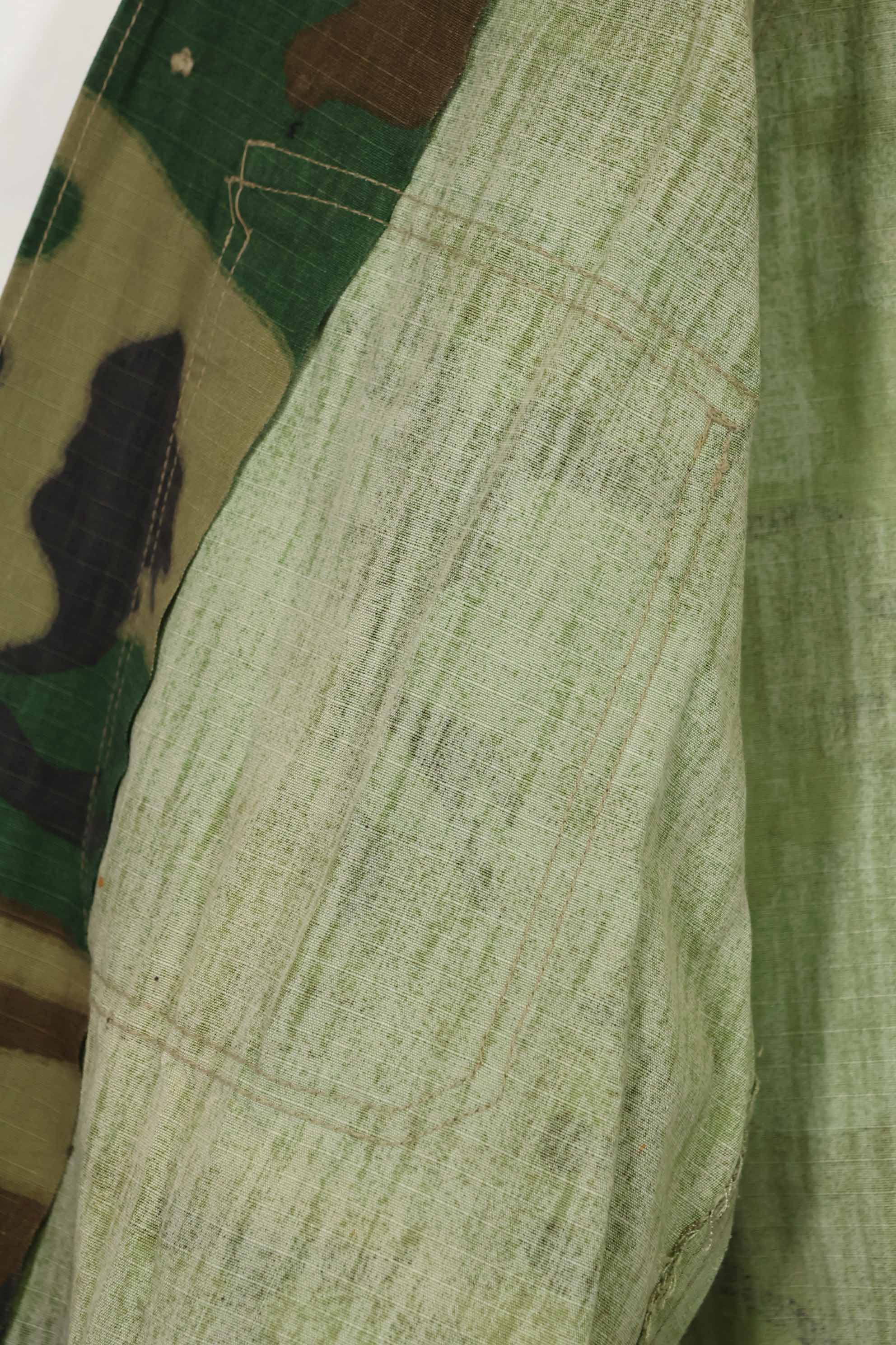 映画会社衣装 実物生地 ARVN ERDL迷彩 上下セット 未使用品