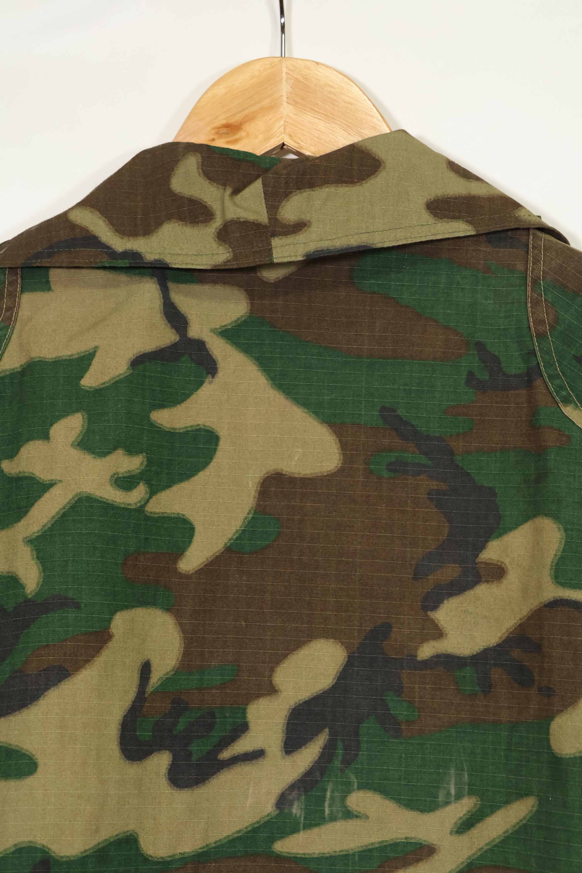 映画会社衣装 実物生地 ARVN ERDL迷彩 上下セット 未使用品