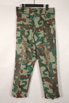 実物 日本国 陸上自衛隊 1980年代 熊笹迷彩 パンツ 中古品 傷あり