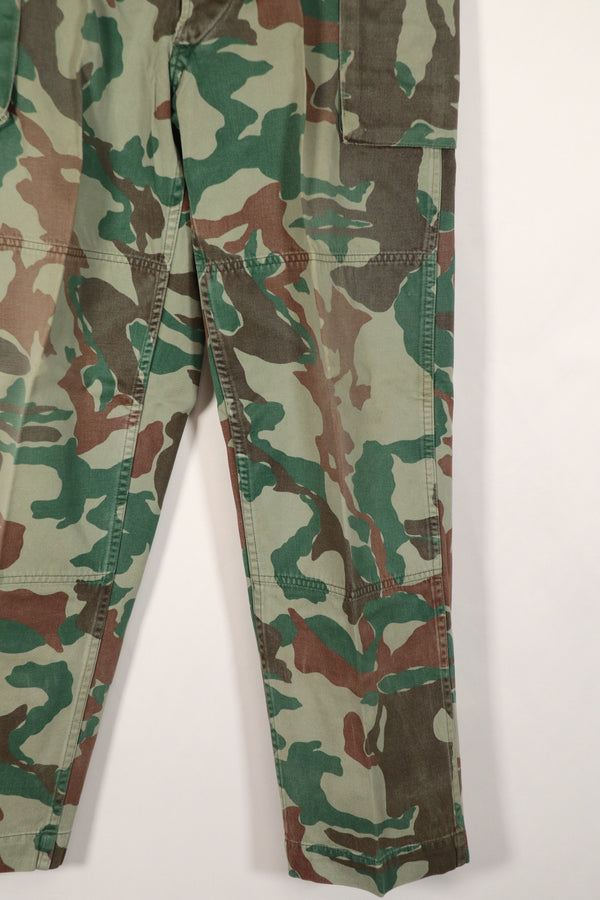 実物 日本国 陸上自衛隊 1980年代 熊笹迷彩 パンツ 中古品 傷あり