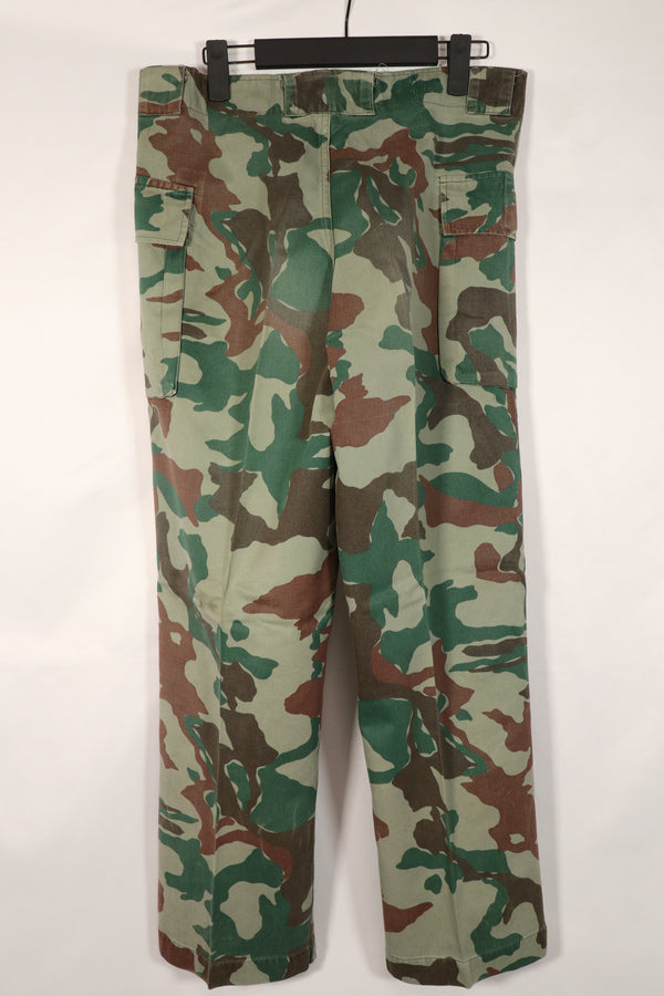 実物 日本国 陸上自衛隊 1980年代 熊笹迷彩 パンツ 中古品 傷あり