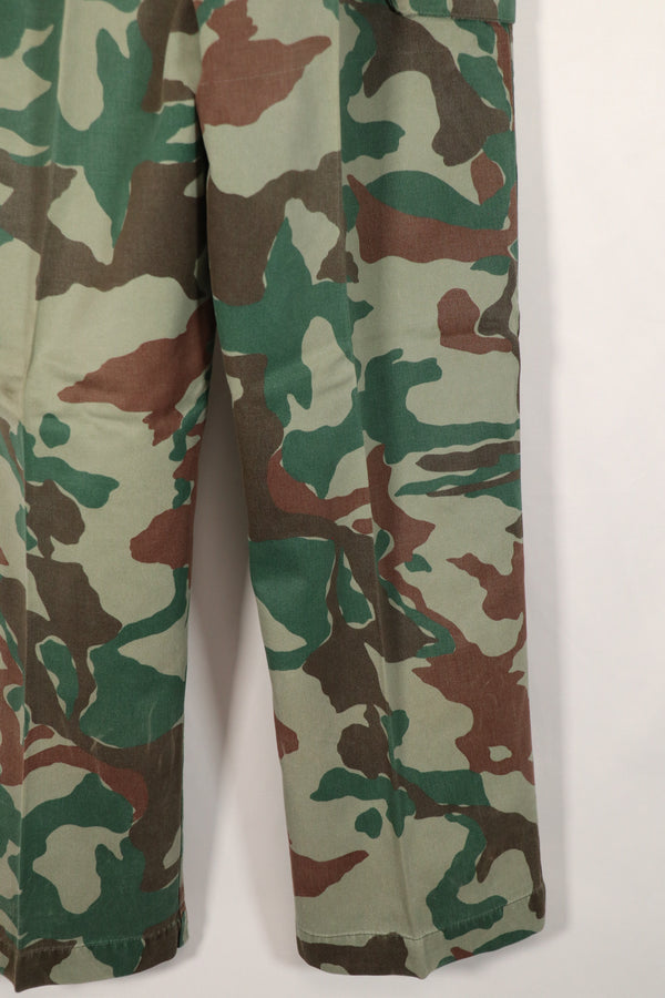 実物 日本国 陸上自衛隊 1980年代 熊笹迷彩 パンツ 中古品 傷あり