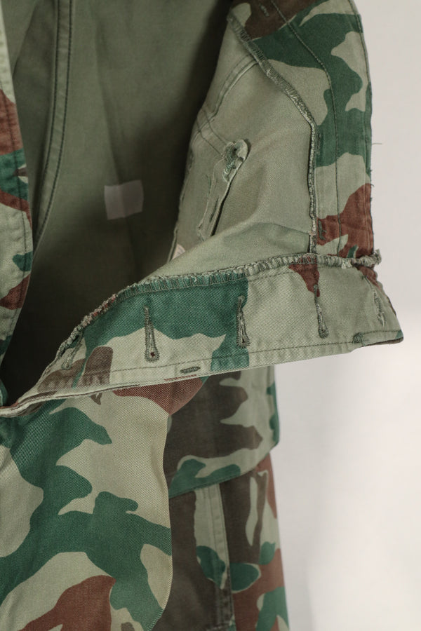 実物 日本国 陸上自衛隊 1980年代 熊笹迷彩 パンツ 中古品 傷あり